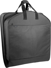 WallyBags® 52” Deluxe Travel Garment Bag with two pockets  ( Black , One Size ) Black One Size U1