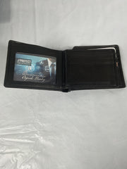 Osgoode Marley Leather Extra Page Hipster Mens RFID Wallet - Black Black one_size U2