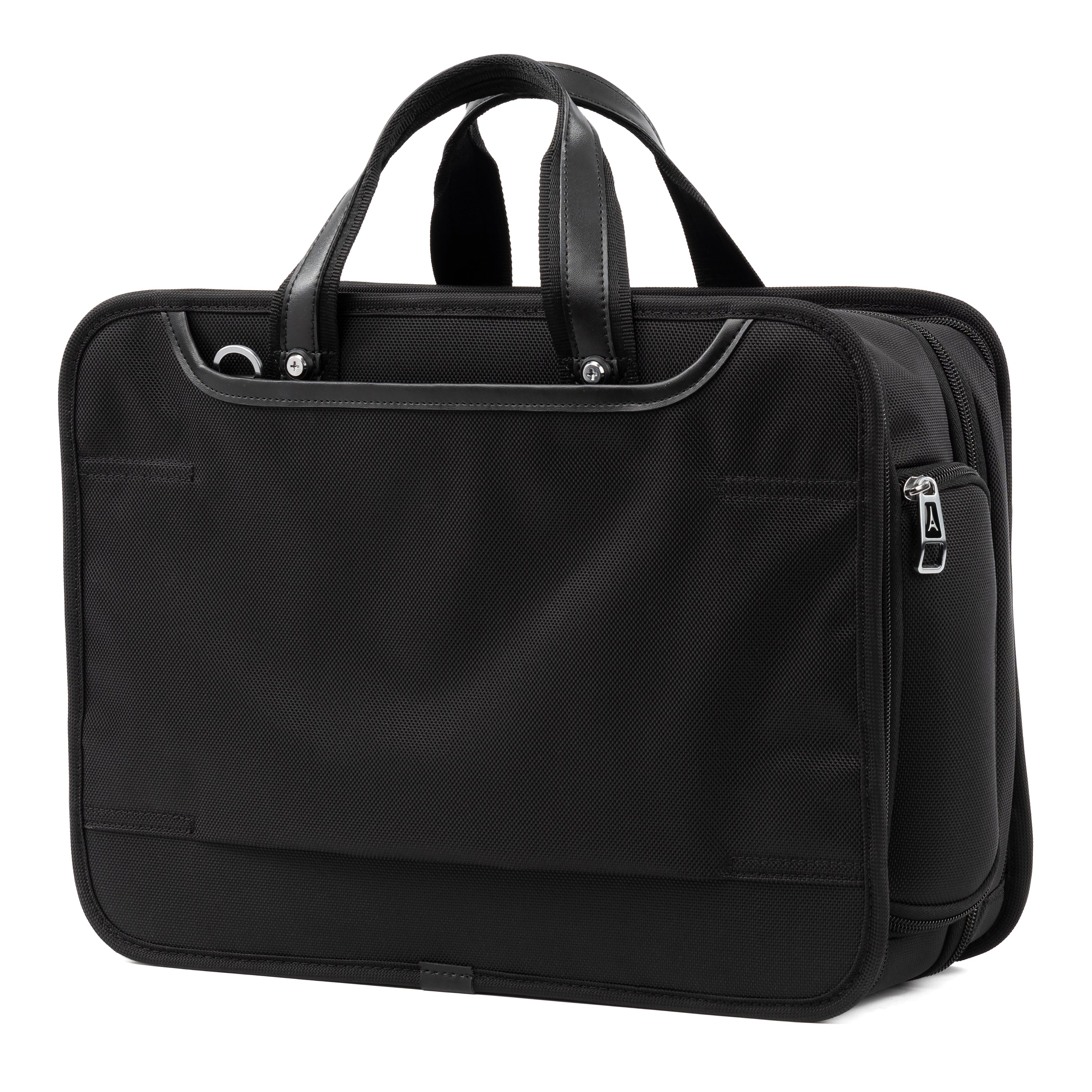 Travelpro Platinum Elite Expandable Business Laptop Briefcase, Fits up to 15.6 Laptop, Work School Travel, Men and Women Shadow Black 16 Inch U1