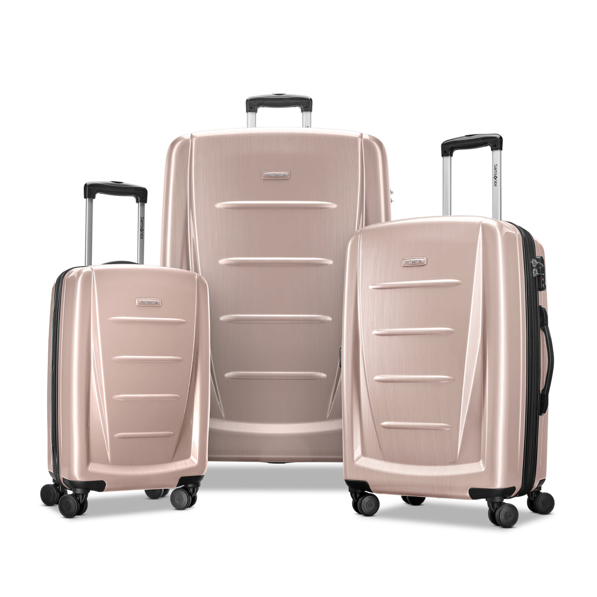Samsonite Winfield 2 Hardside Luggage with 360 Spinner Wheels, TSA Lock, Airline Approved ( Arctic Pink , 3-Piece Set (20/24/28) ) Arctic Pink 3 Piece Set 20 24 28 U2