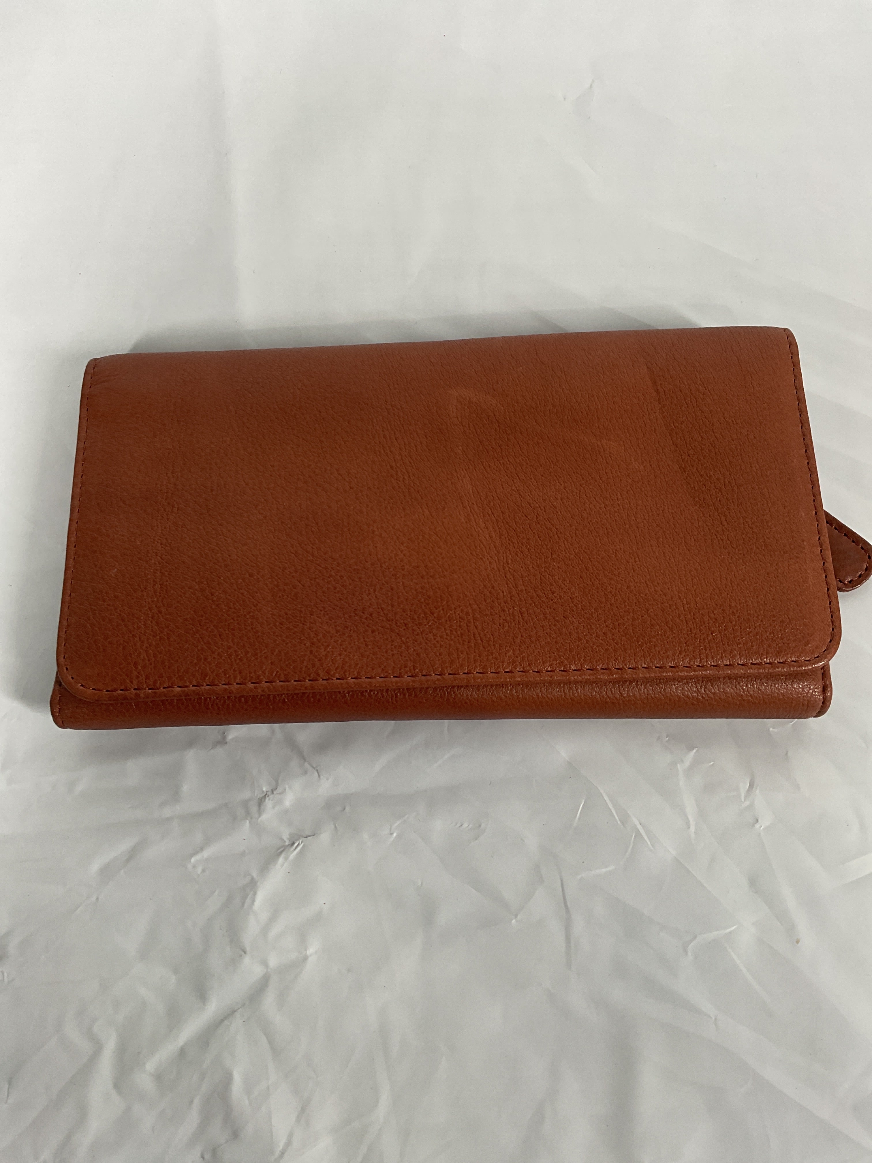 Osgoode Marley RFID Checkbook Wallet Brandy Brandy  U4