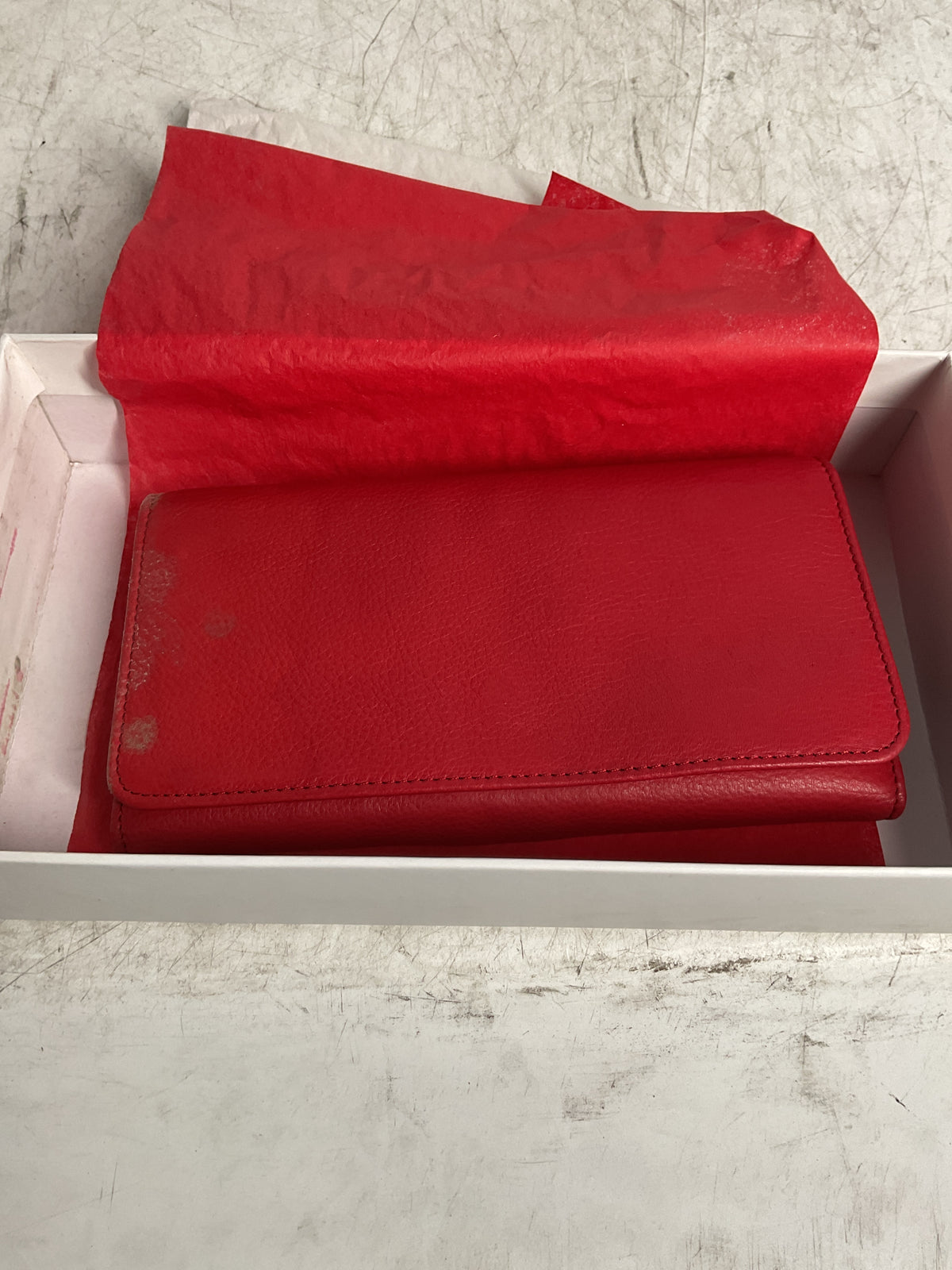 Osgoode Marley RFID Checkbook Wallet Garnet Garnet One Size U1