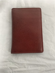 Osgoode Marley Cashmere Leather RFID Blocking 8 Pocket Card Case Wallet - Brandy Brandy small U1