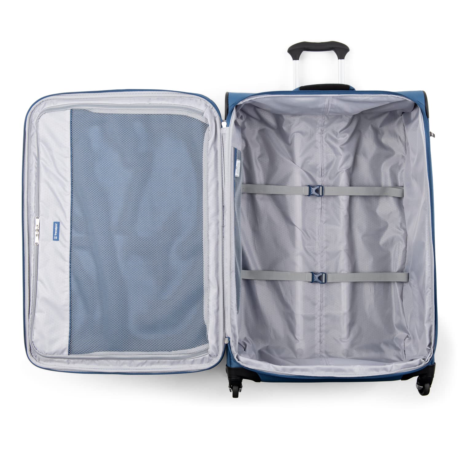 Travelpro Maxlite 5 Softside Expandable Luggage with 4 Spinner Wheels, Lightweight Suitcase, Men and Women Ensign Blue Checked Large 29 Inch U10