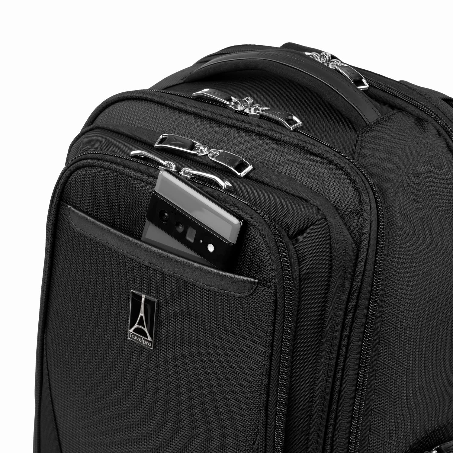 Travelpro Maxlite Lightweight Laptop Backpack, Fits up to 15 Inch Laptop and 11 Inch Tablet, Water Resistant, Men and Women, Work, School, Travel, Black, 18-Inch Black 18 Inch U2