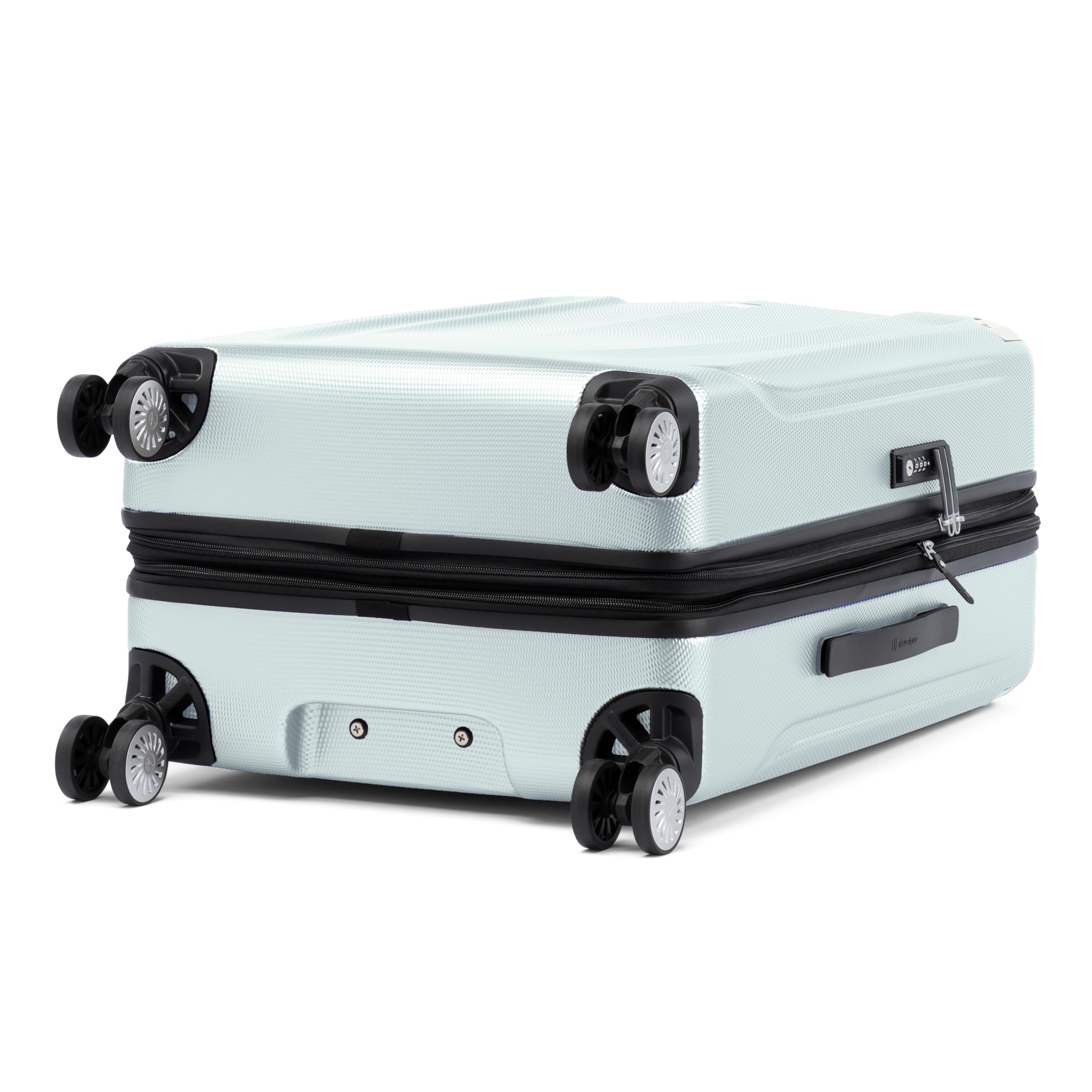 Travelpro Pathways 3 Hardside Expandable Luggage, 8 Spinner Wheels, Lightweight Hard Shell Suitcase, Checked Medium 25 Inch ( Cloud Grey , Checked Medium 25 Inch ) Cloud Grey Checked Medium 25 Inch U4