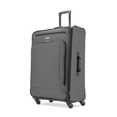 American Tourister Pop Max Softside Luggage with Spinner Wheels ( Charcoal , 3-Piece Set (21/25/29) ) Charcoal 3 Piece Set 21 25 29 U11