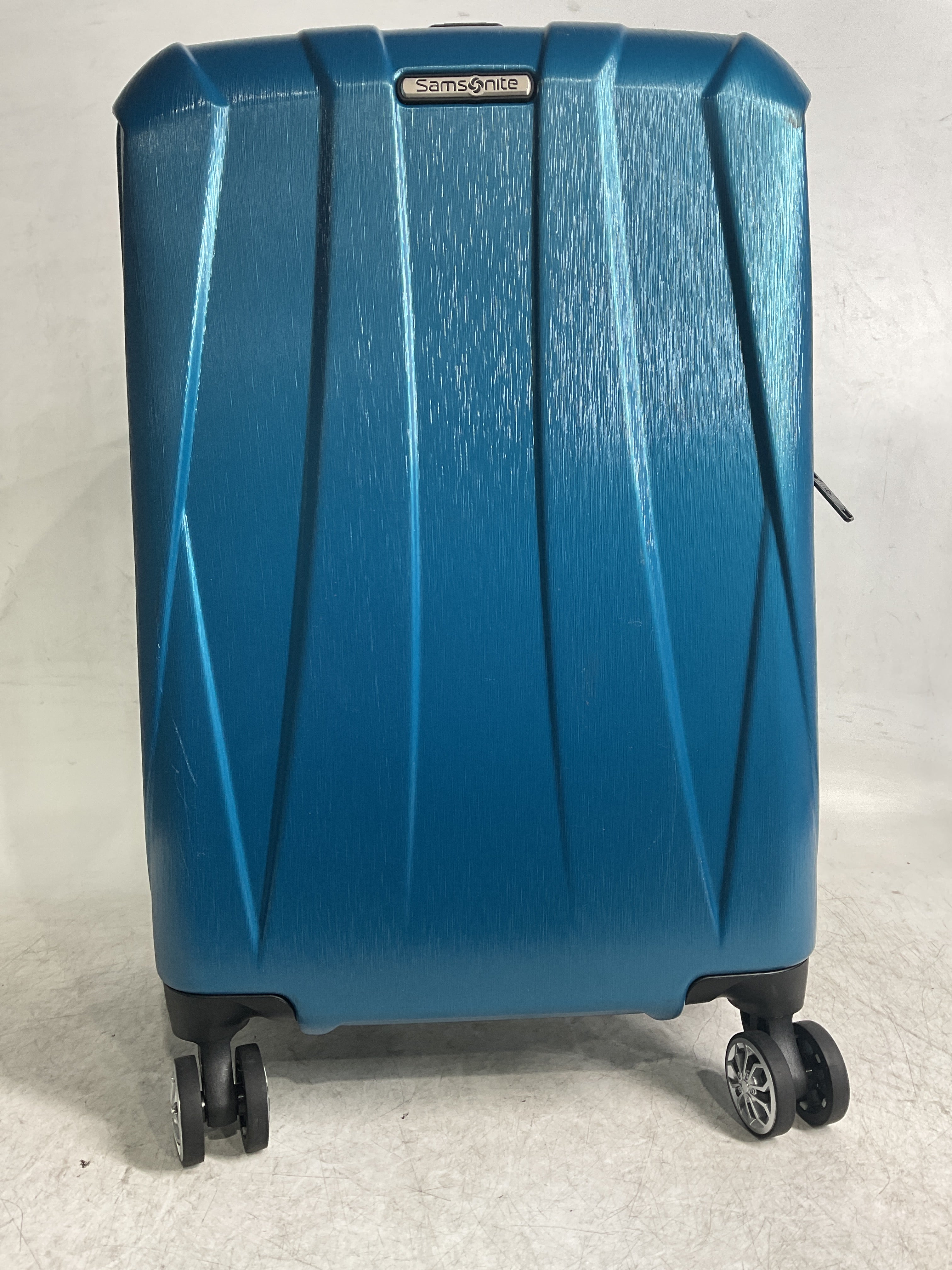 Samsonite Centric 2 Hardside Expandable Luggage with Spinner Wheels, Caribbean Blue, Carry-On 20-Inch Caribbean Blue Carry-on Spinner U1
