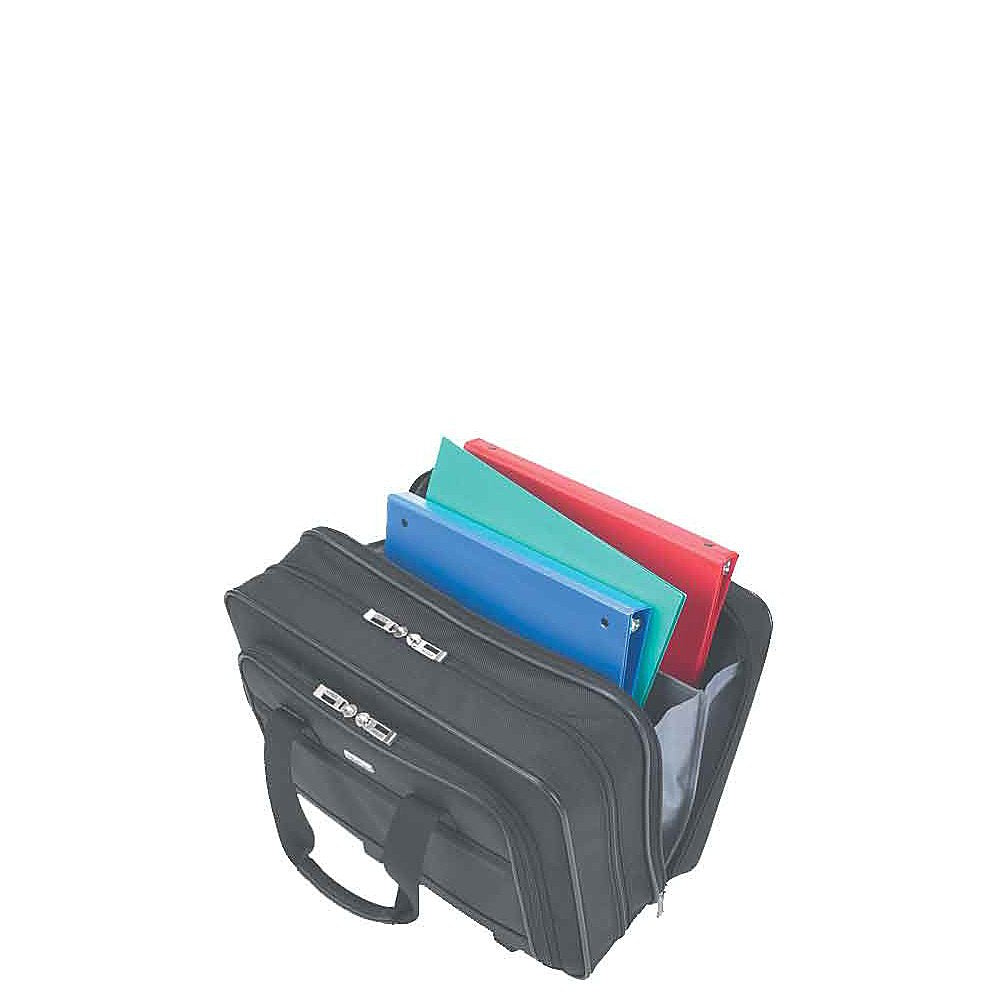 Solo Carnegie Rolling Laptop Bag, Black ( Black , One Size ) Black One Size U1
