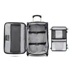 Travelpro Crew Classic Lightweight Softside Expandable Luggage, 8 Wheel Spinner Suitcase, Men and Women ( Titanium Grey , Carry-On ) Titanium Grey Carry On U1