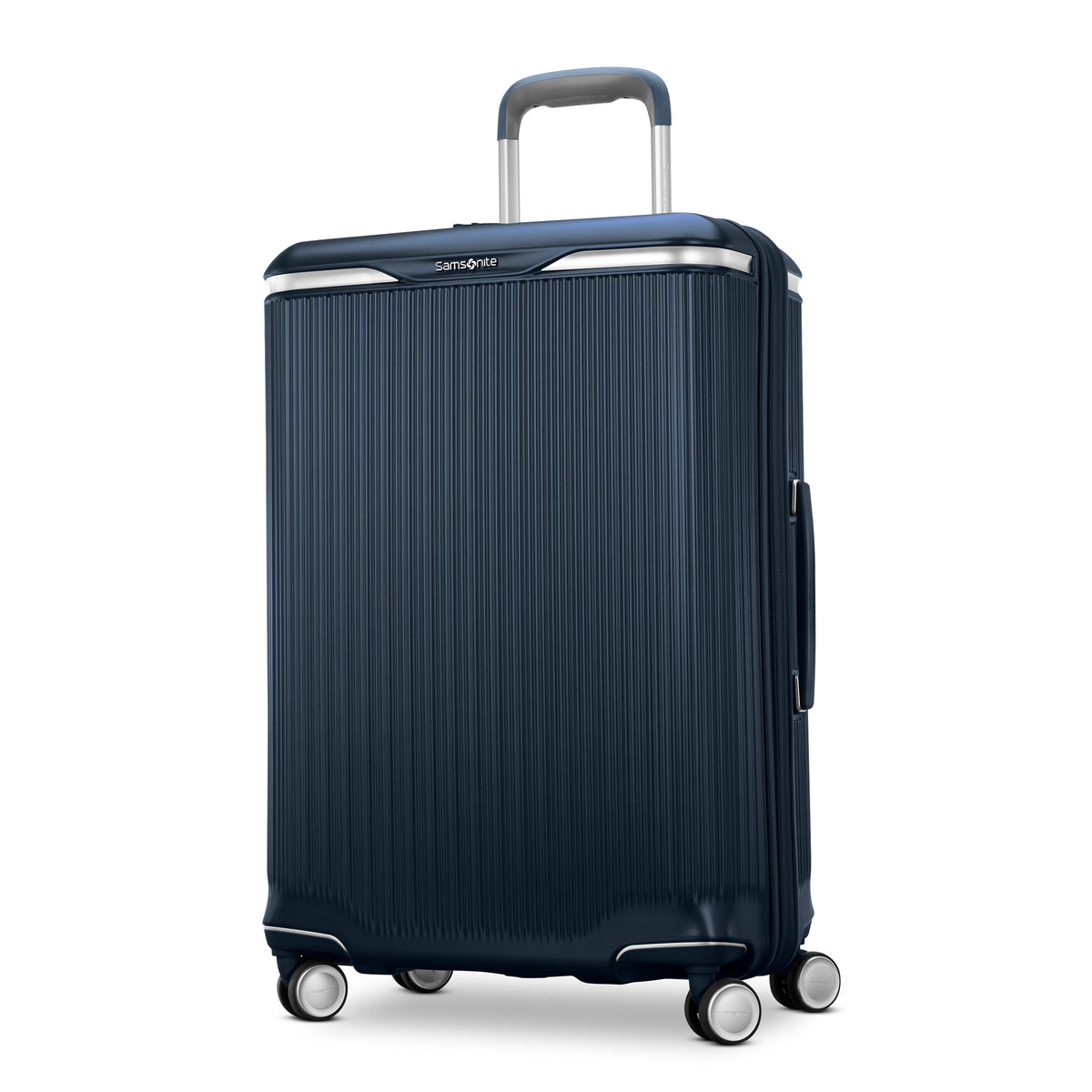 Samsonite Silhouette 18 Hardside Medium Expandable Spinner ( Deep Navy , One Size ) Deep Navy One Size U1