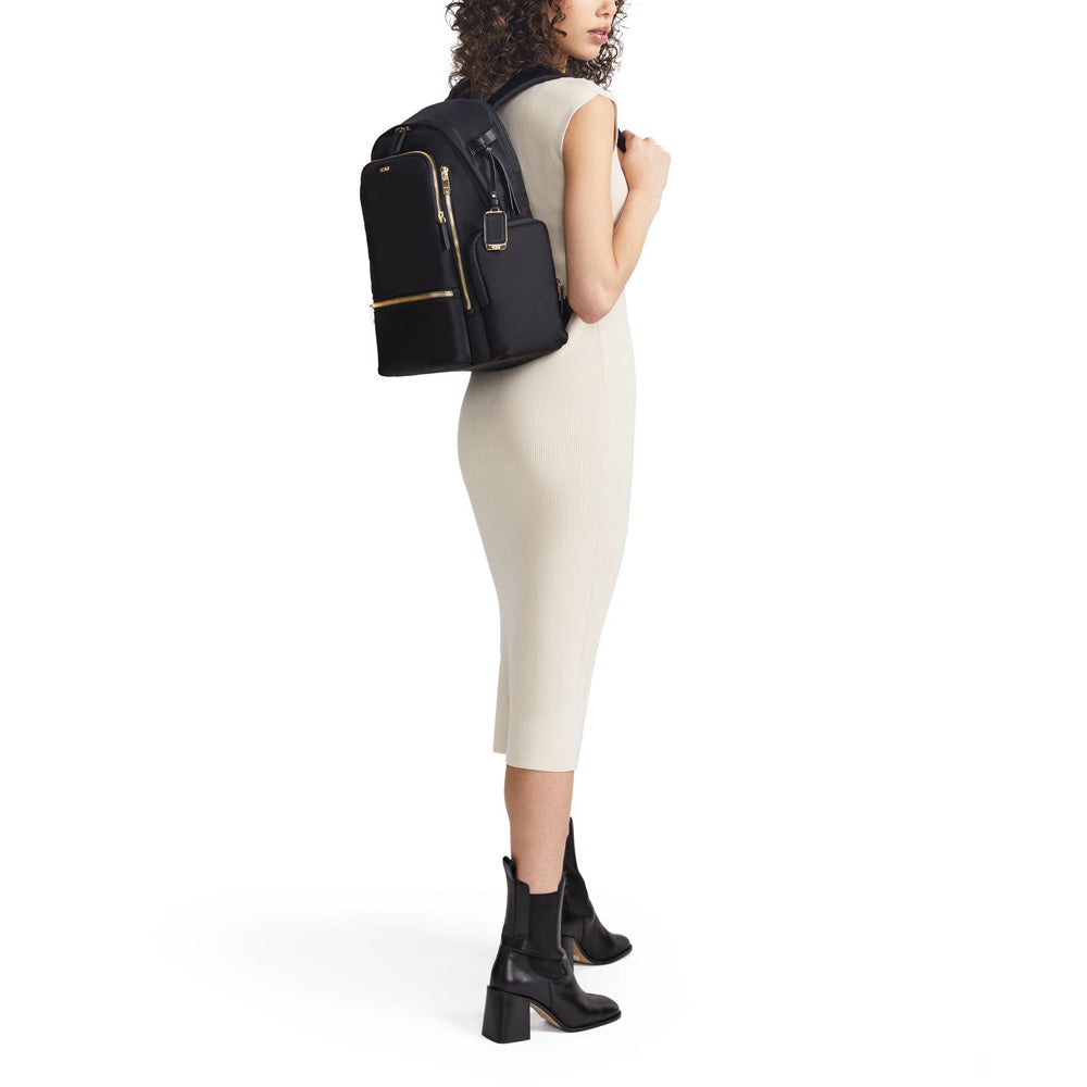 TUMI Celina Backpack ( Black/Gold , One Size ) Black/Gold One Size U1