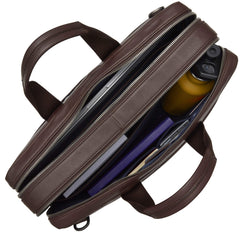 Knomo London Barbican Roscoe Briefcase 15" ( Brown , One Size ) Brown One Size U1