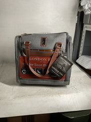 LONDON FOG Westminster 15" Under the Seat Bag Grey Grey 15" USB U2