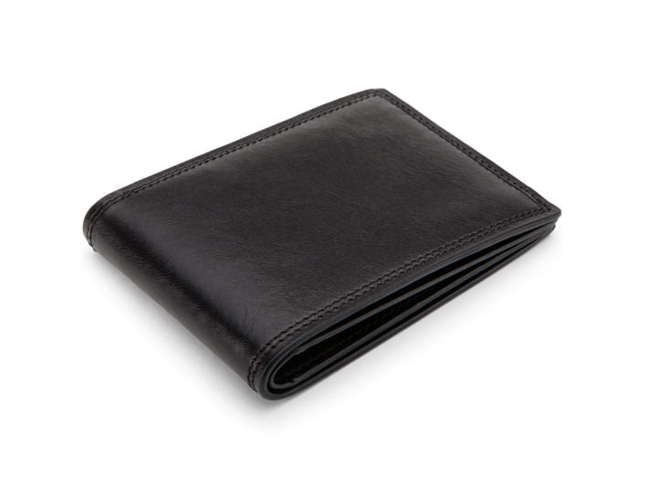 Bosca Men's Wallet, Dolce Small Bifold Wallet ( Black , One Size ) Black One Size U4