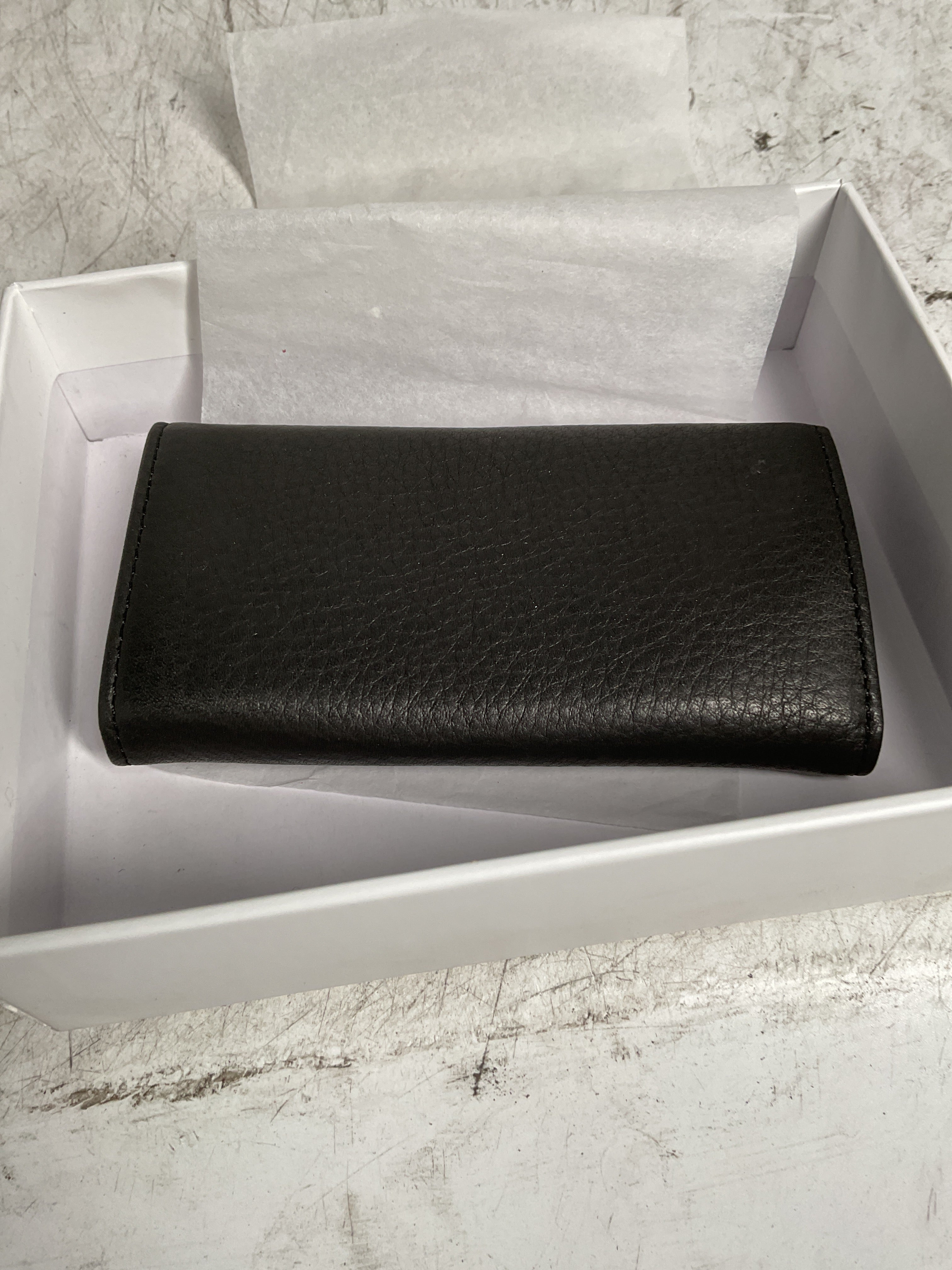Osgoode Marley Cashmere Long Key Case (Black) Black 0.75 x 4.5 x 2.5 inches U1
