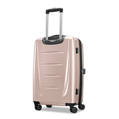 Samsonite Winfield 2 Hardside Luggage with 360 Spinner Wheels, TSA Lock, Airline Approved ( Arctic Pink , Checked-Medium 24-Inch ) Arctic Pink Checked Medium 24 Inch U13