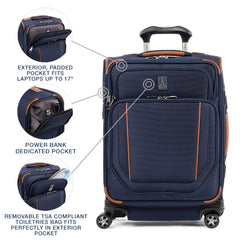 Travelpro Crew Versapack Softside Expandable Spinner Wheel Luggage U3