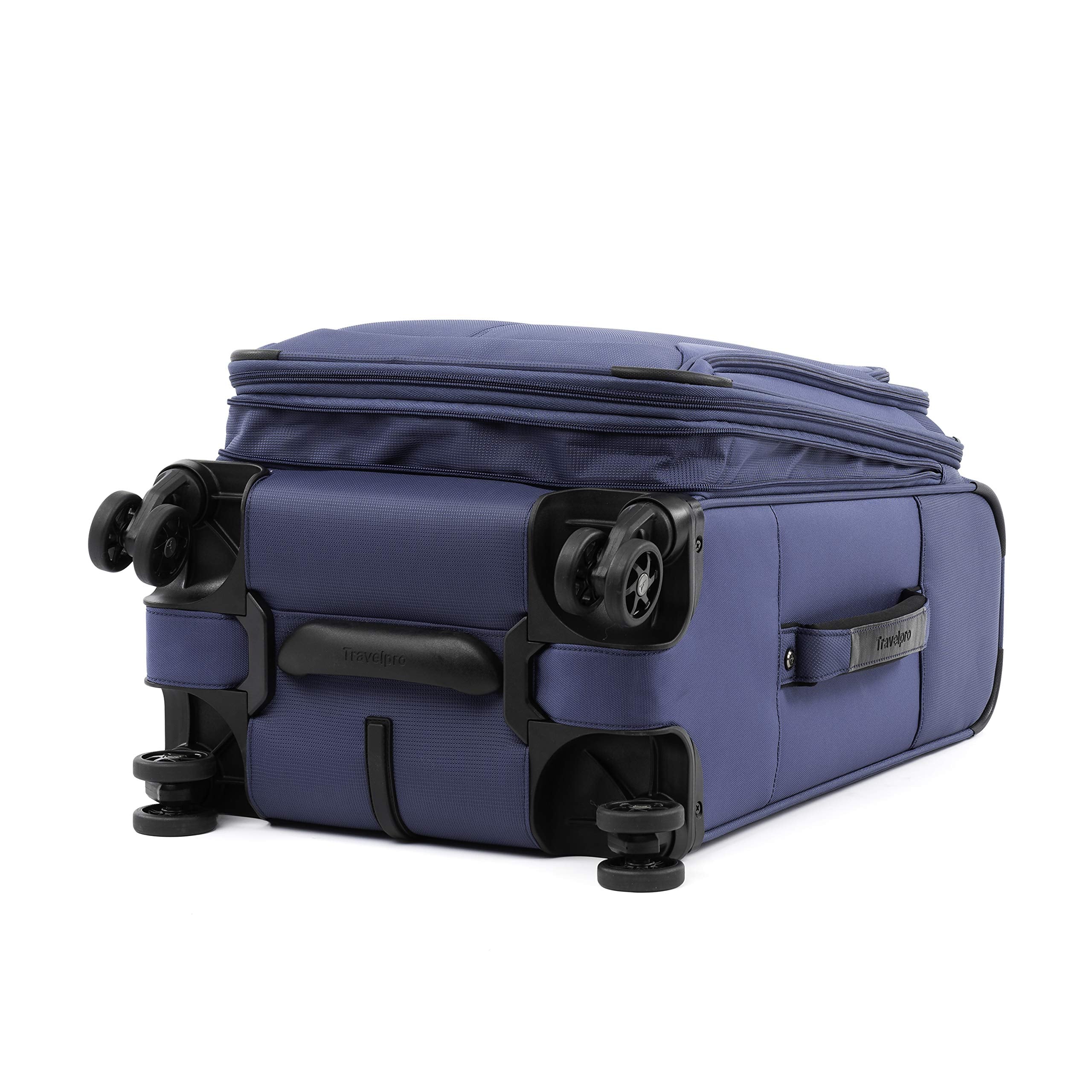 Travelpro Tourlite Softside Expandable Luggage with 4 Spinner Wheels, Lightweight Suitcase, Men and Women Blue Carry On 21 Inch U22