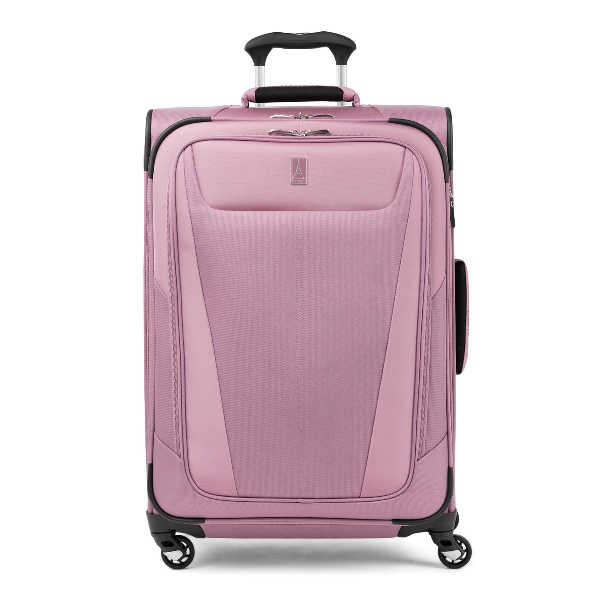 Travelpro Maxlite 5 Softside Expandable Luggage with 4 Spinner Wheels, Lightweight Suitcase, Men and Women ( Orchid Pink Purple , Checked-Medium 25-Inch ) Orchid Pink Purple Checked Medium 25 Inch U2