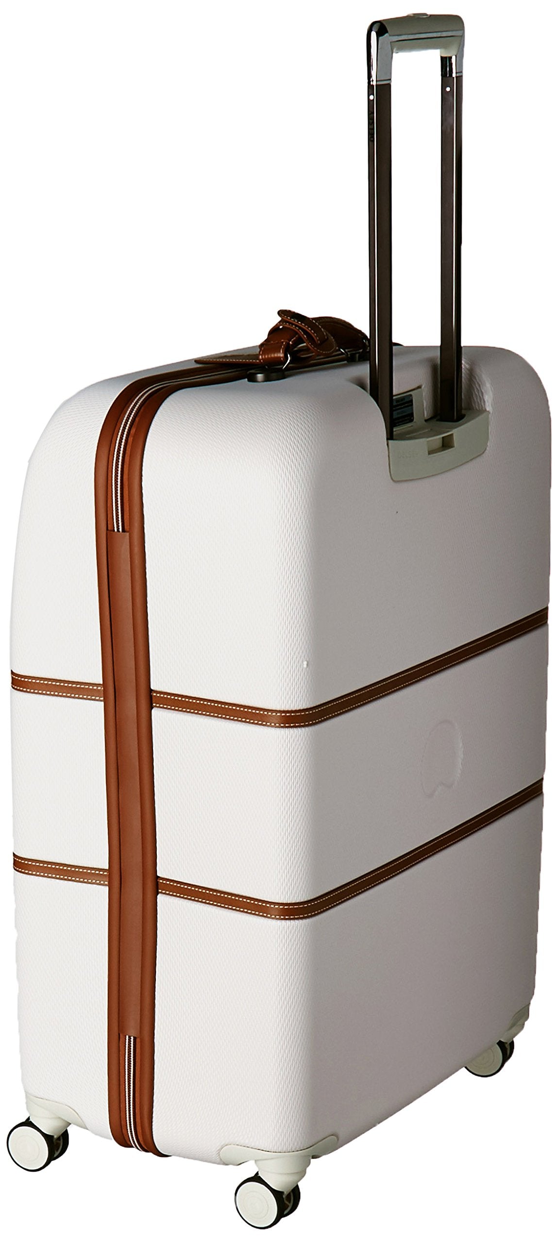 DELSEY Paris Chatelet Air 2.0 Hardside Luggage with Spinner Wheels ( Champagne White , Checked-Large 28 Inch, with Brake ) Champagne White Checked Large 28 Inch With Brake U2