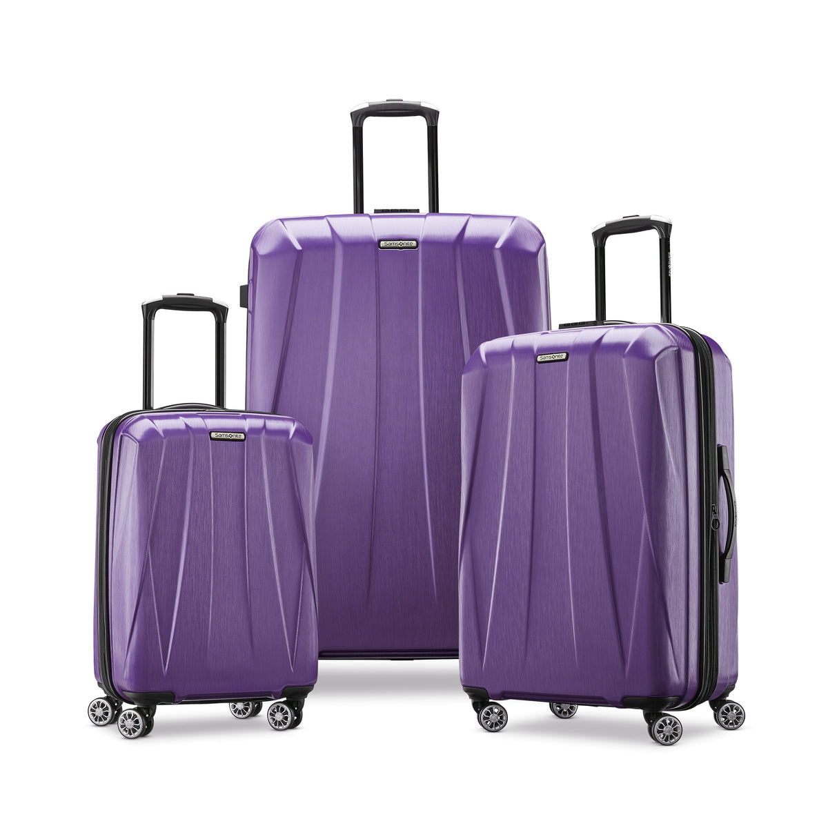 Samsonite Centric 2 Expandable Hardside Luggage Set with Dual Spinner Wheels ( Purple Orchid , 3-Piece Set (20/24/28) ) Purple Orchid 3 Piece Set 20 24 28 U1