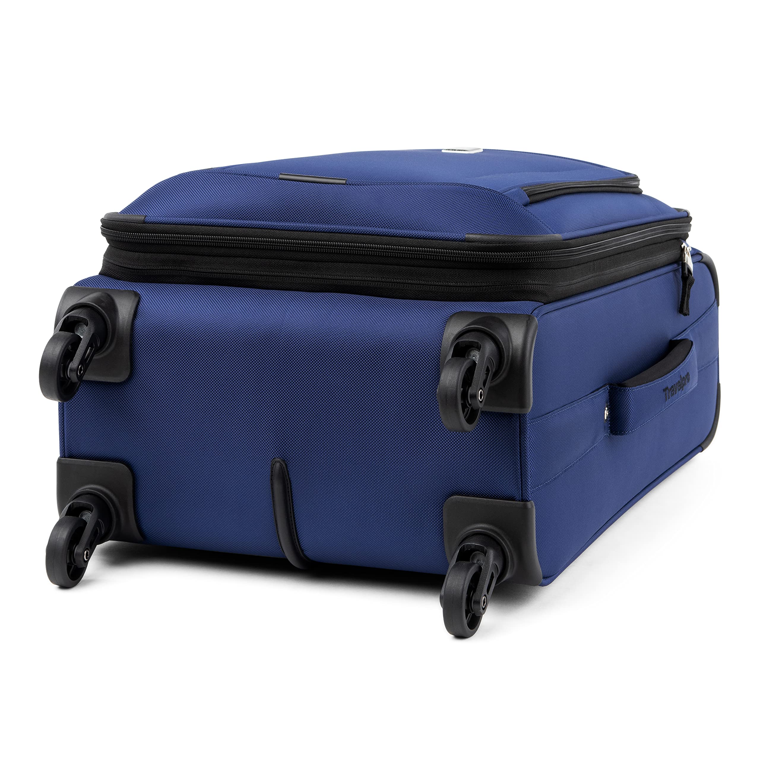 Travelpro Runway Softside Luggage Sets, Carry-on & Convertible Medium to Large Check-in Expandable Luggage, 4 Spinner Wheels, Softside Suitcase, Men and Women ( Blue , Carry-on/Medium-Large Check-in ) Blue Carry On Medium Large Check In U2