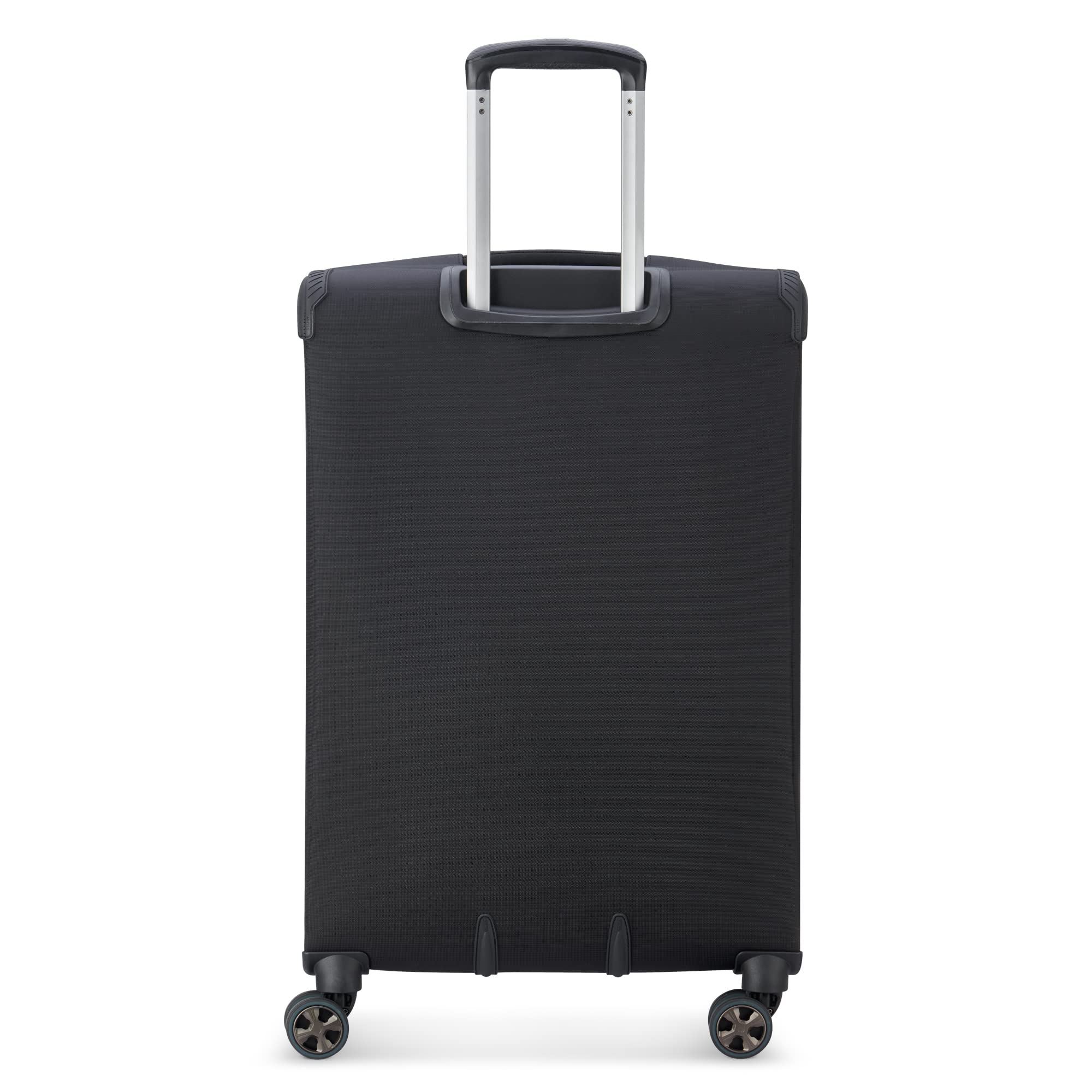 DELSEY Paris Helium DLX Softside Expandable Luggage with Spinner Wheels ( Black , Checked-Medium 25 Inch ) Black Checked Medium 25 Inch U2