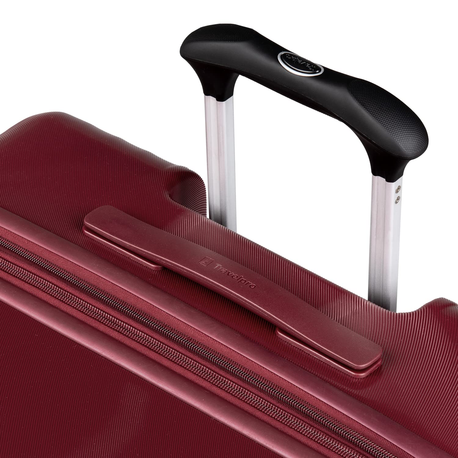 Travelpro Maxlite Air Hardside Expandable Luggage, 8 Spinner Wheels, Lightweight Hard Shell Polycarbonate ( Cabernet , Checked-Medium 25-Inch ) Cabernet Checked Medium 25 Inch U13