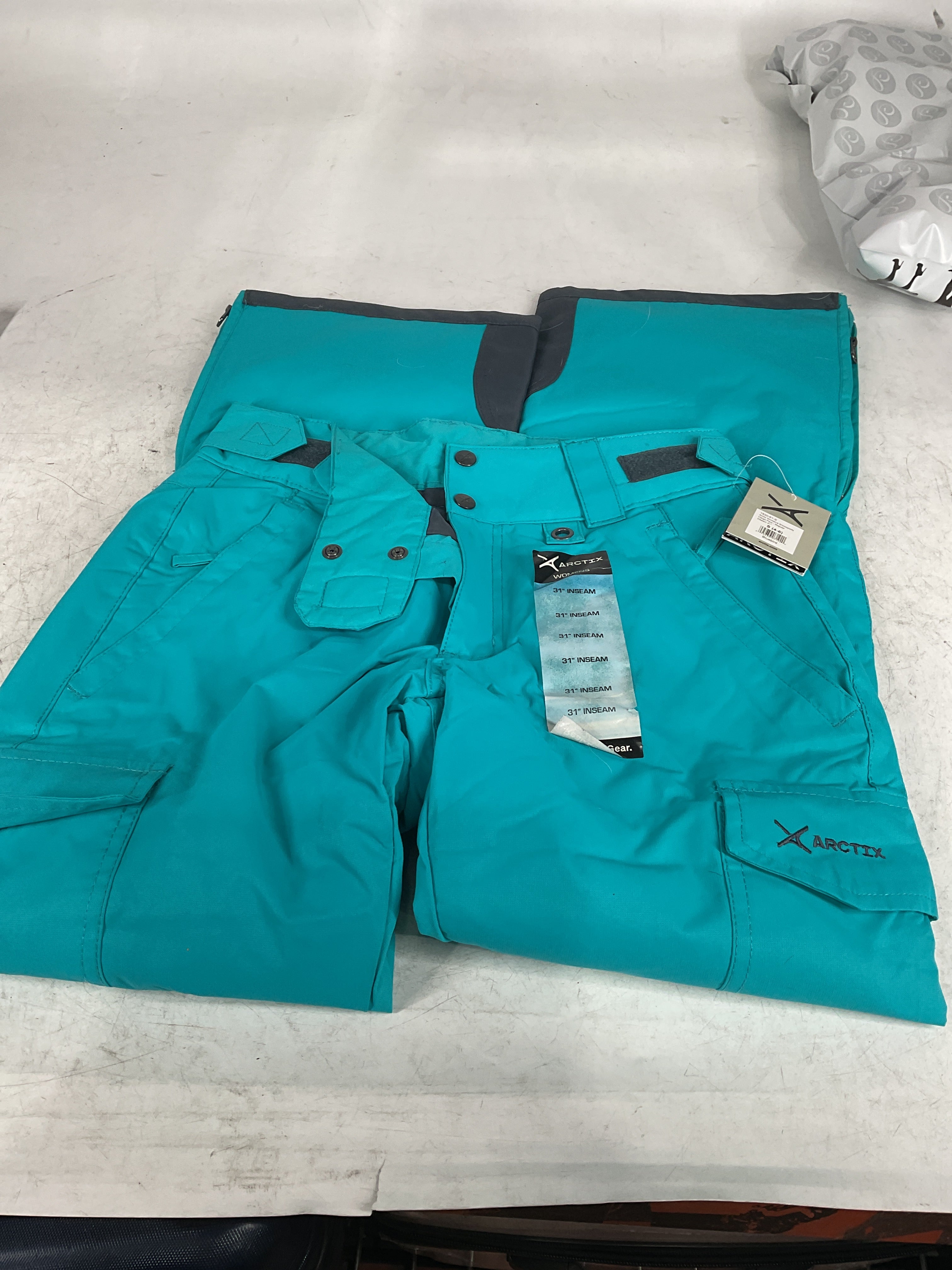 Arctix Women's Snow Sports Insulated Cargo Pants, Bluebird, Small U1