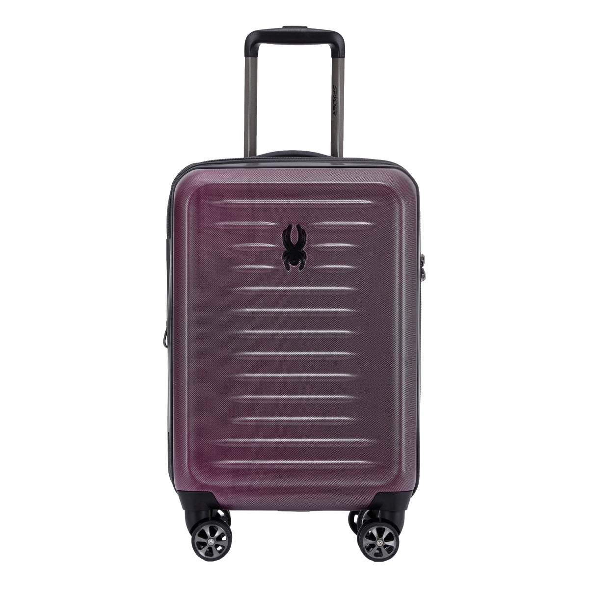 Spyder Rails 20 Inch Expandable Hardside Upright Suitcase with 360 Spinner Wheels, TSA Approved Lock ( Burgundy , 20" ) Burgundy 20 U1