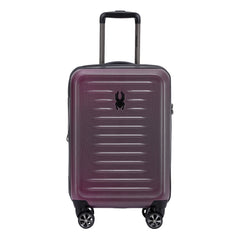 Spyder Rails 20 Inch Expandable Hardside Upright Suitcase with 360 Spinner Wheels, TSA Approved Lock ( Burgundy , 20" ) Burgundy 20 U1