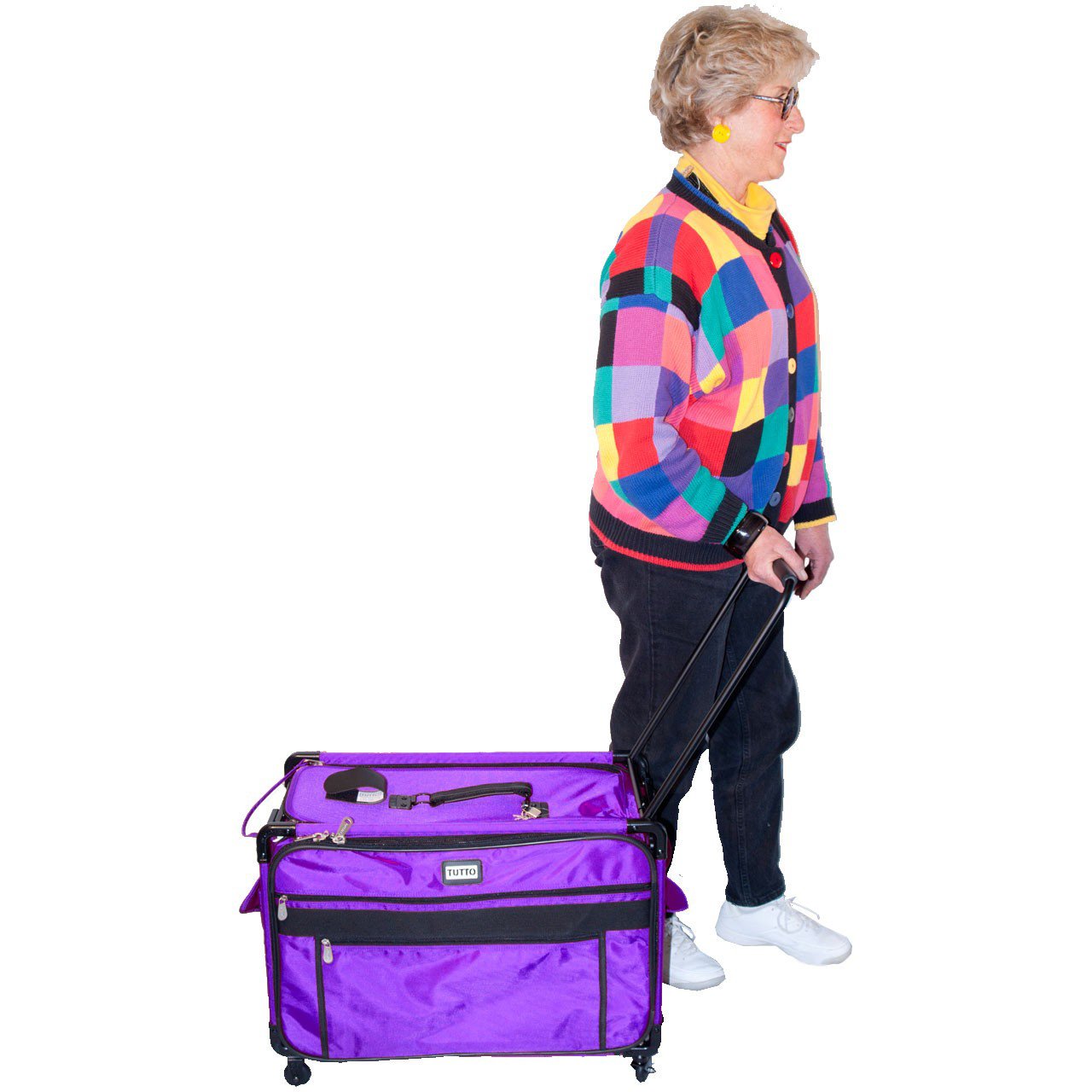 Tutto Machine On Wheels Purple 20 Inch U4