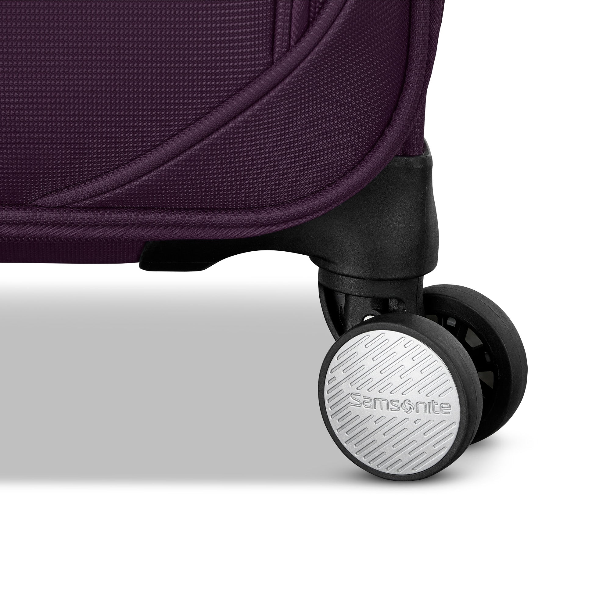 Samsonite Element Carry-On Soft-Sided Expandable 21-Inch Suitcase: Airline Approved for Most Major Airlines, Durable, 360 Spinner Wheels, Adjustable Handle, 2 Front & Side Pocket ( Purple , 21-Inch Carry-On ) Purple 21 Inch Carry On U5
