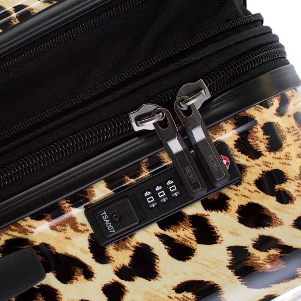 Heys America Leopard 30-Inch Hardside Spinner Luggage ( Brown Leopard , One Size ) Brown Leopard One Size U1