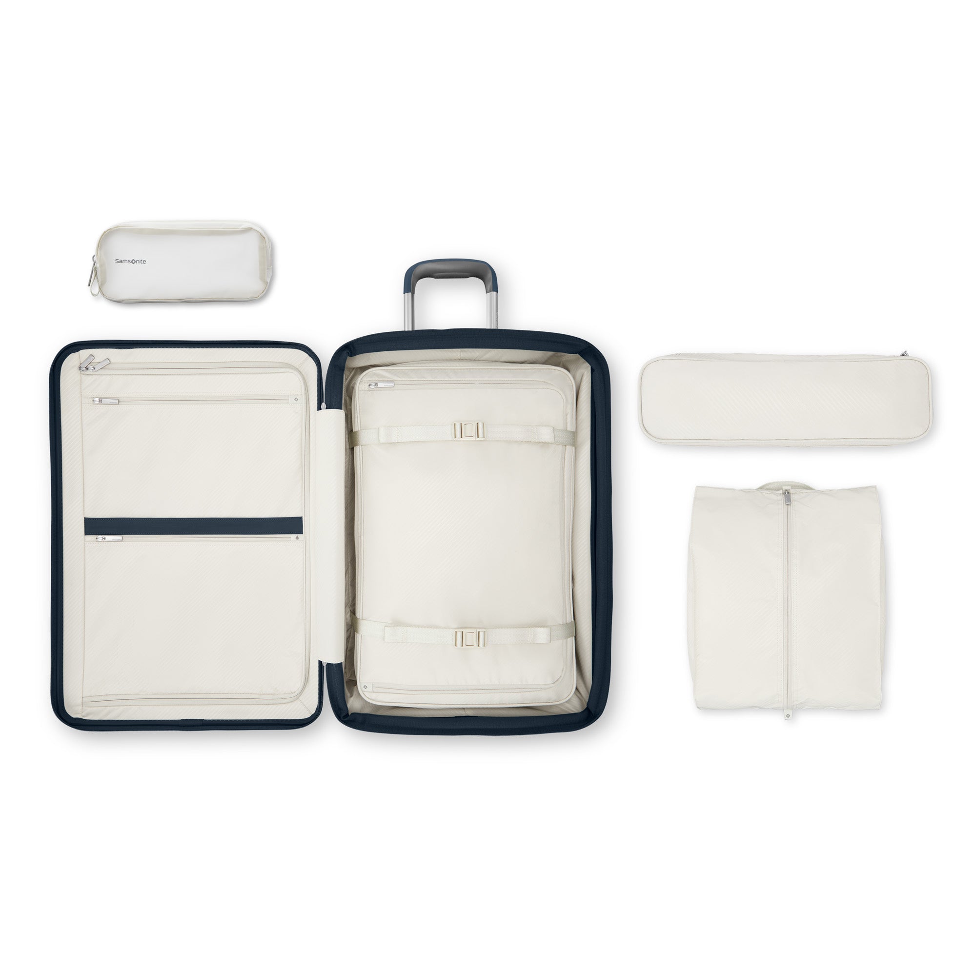 Samsonite Silhouette 18 Hardside Medium Expandable Spinner ( Deep Navy , One Size ) Deep Navy One Size U1