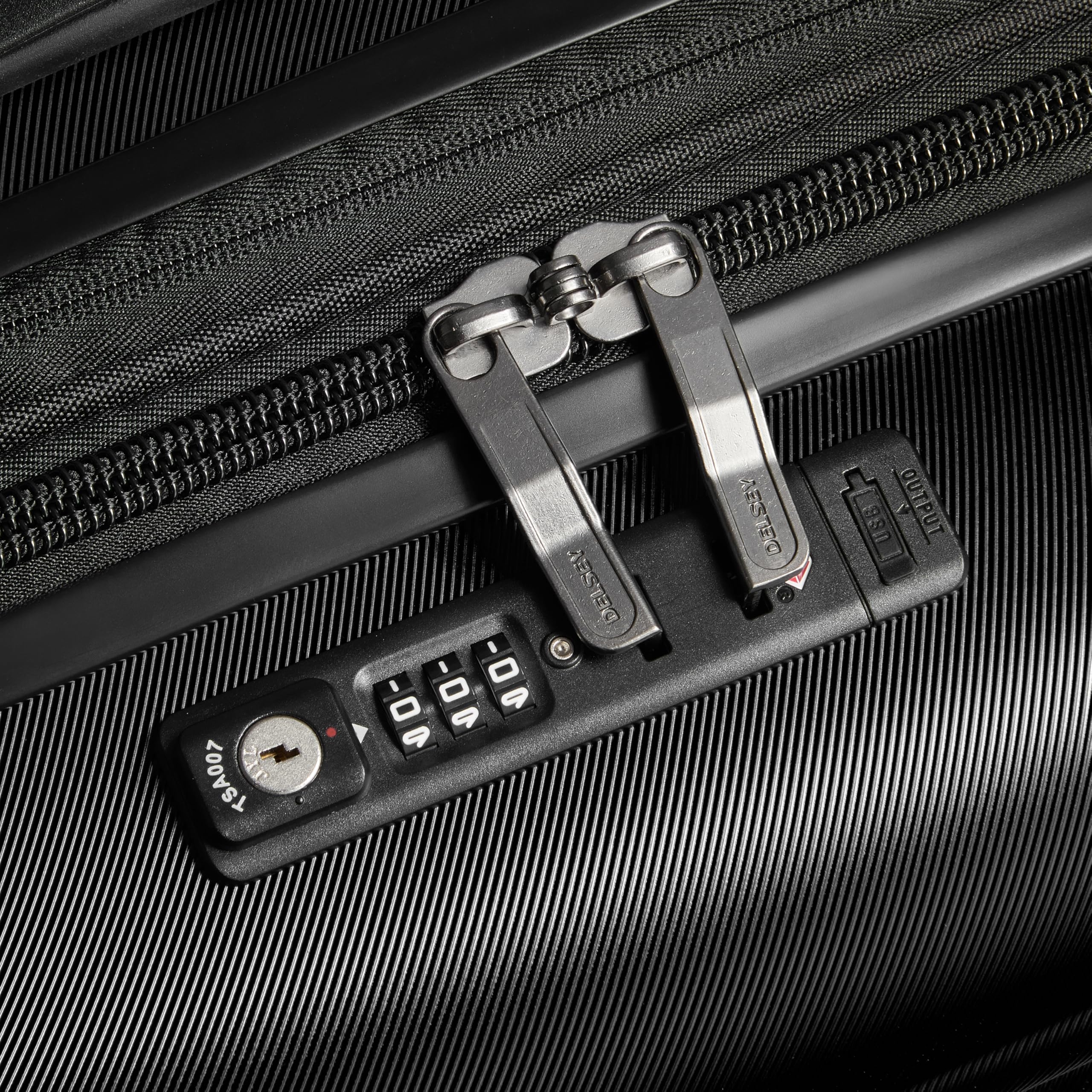 DELSEY Paris Cruise 3.0 Carry-On Expandable Spinner ( Black , Carry on 20 Inch ) Black Carry On 20 Inch U1