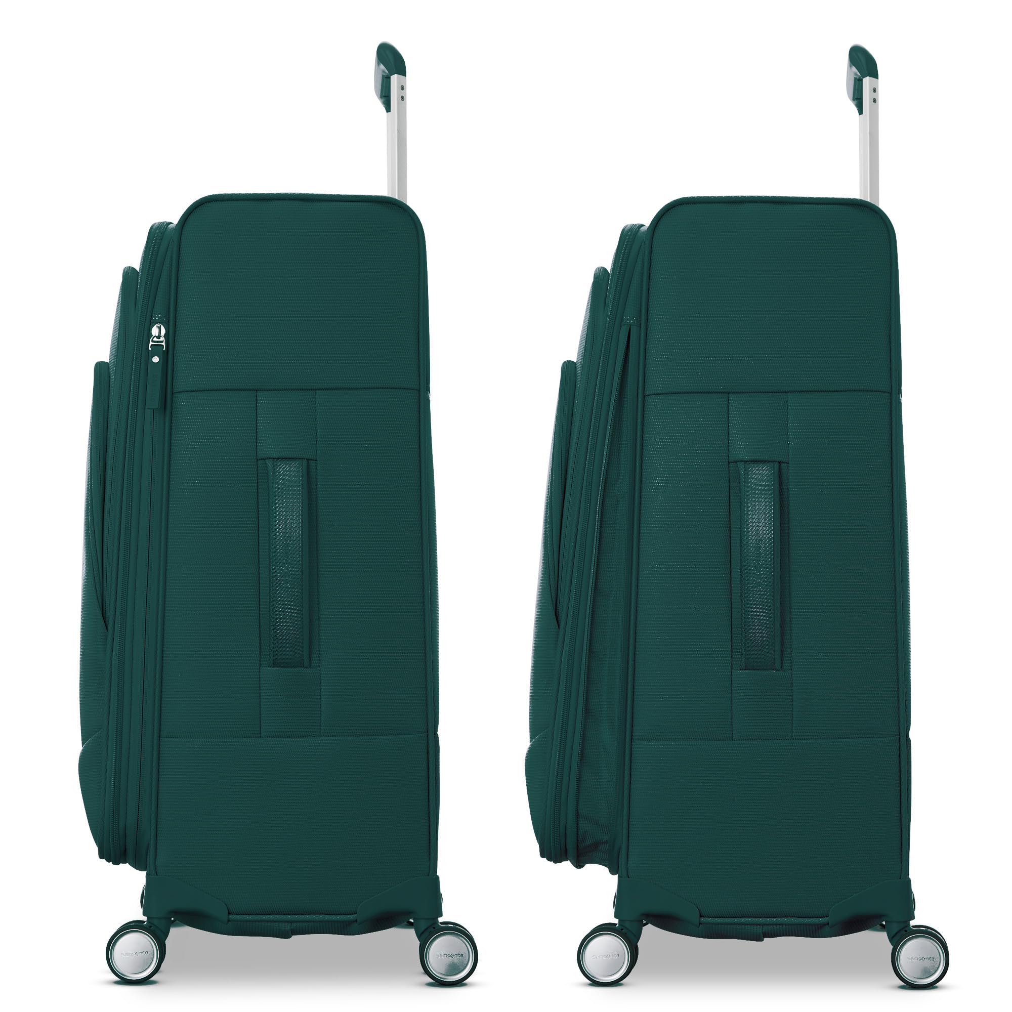 Samsonite UpLIFT Lightweight Softside Expandable Luggage ( Emerald Green , Large Checked ) Emerald Green Large Checked U5