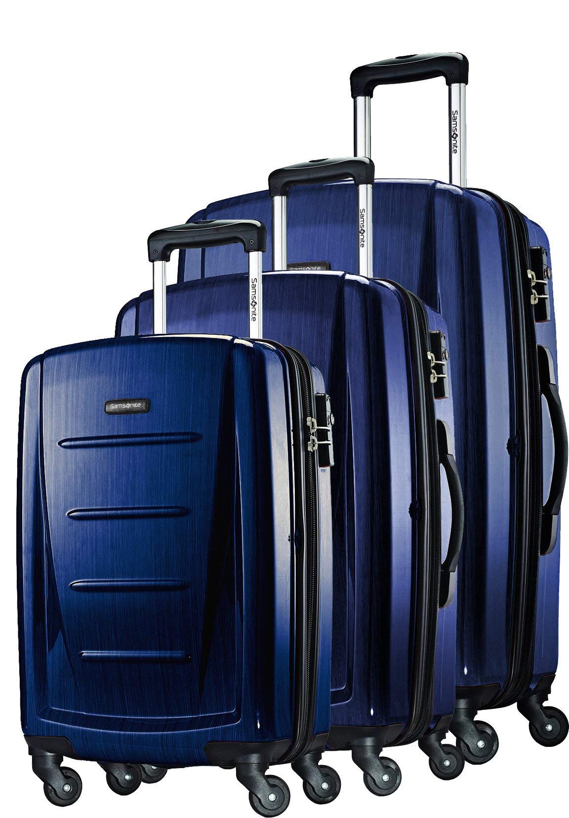 Samsonite Winfield 2 Hardside Luggage with 360 Spinner Wheels, TSA Lock, Airline Approved ( Navy , 3-Piece Set (20/24/28) ) Navy 3 Piece Set 20 24 28 U8