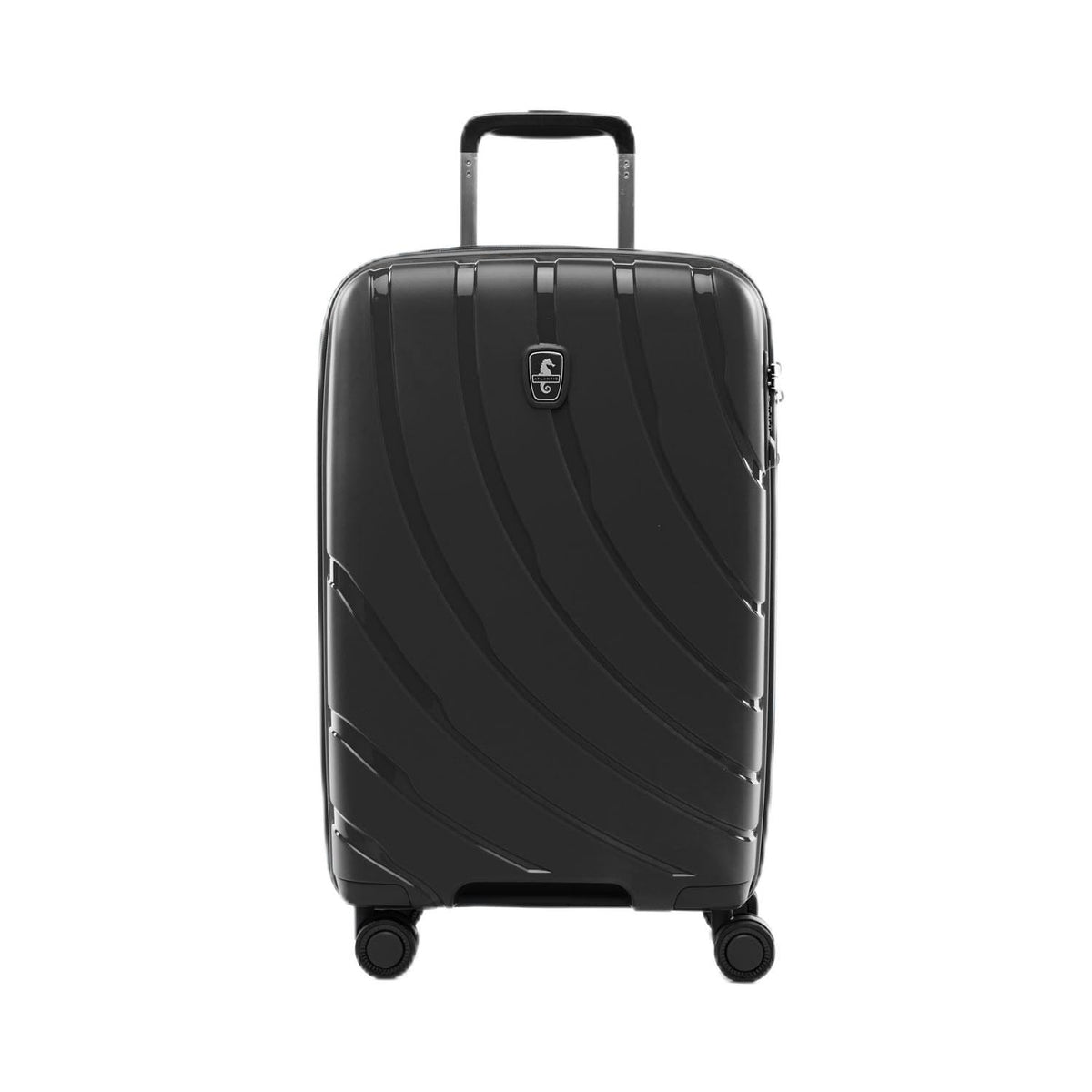 Atlantic Luggage Carry-on Expandable, Hardside Spinner ( Vintage Black , Carry On 21 Inch ) Vintage Black Carry On 21 Inch U2