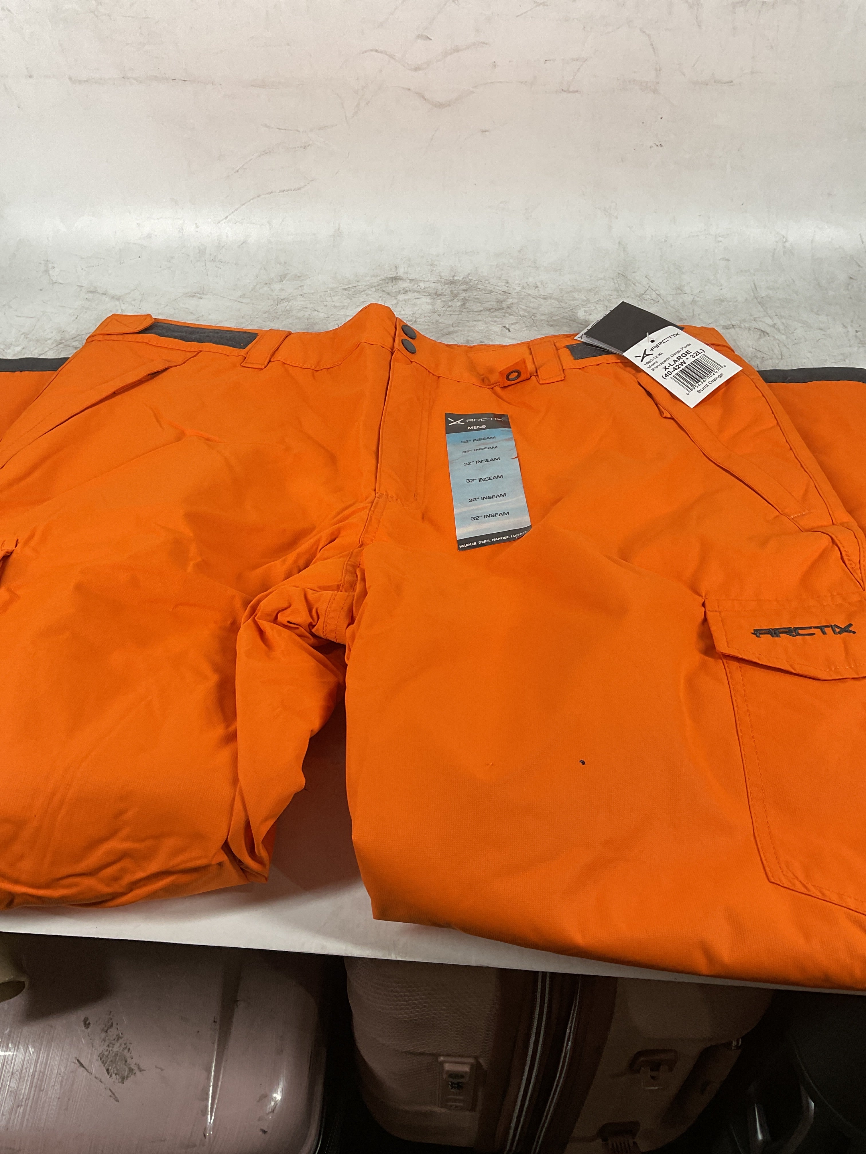 Arctix Men's Snowsports Cargo Pants, Burnt Orange, X-Large/32" Inseam Burnt Orange X-Large/32" Inseam U1
