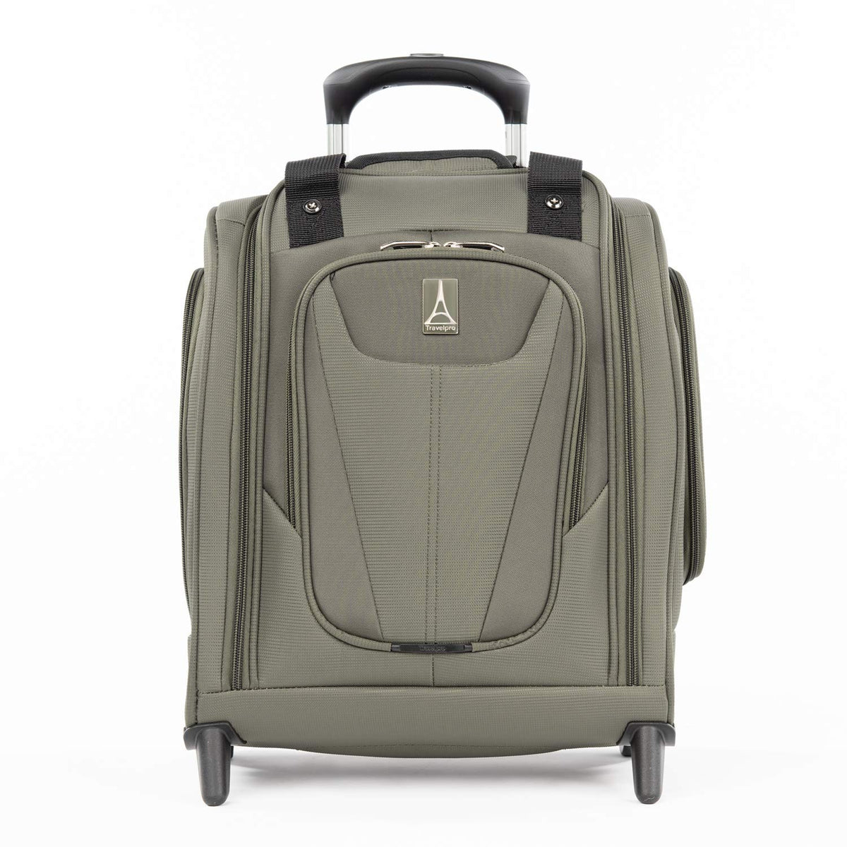 Travelpro Luggage Maxlite 5 Softside Lightweight Rolling Underseat Compact Carry on Upright 2 Wheel Bag, Men and Women ( Slate Green , 15-Inch ) Slate Green 15 Inch U13