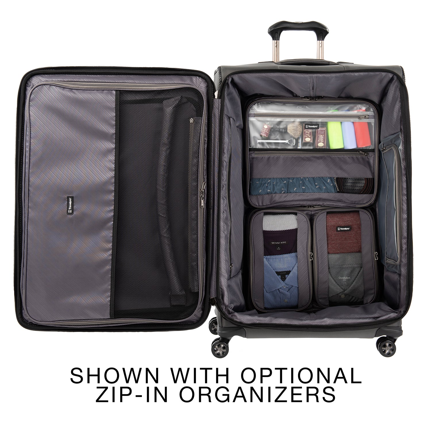 Travelpro Crew Versapack Softside Expandable Spinner Wheel Luggage U3