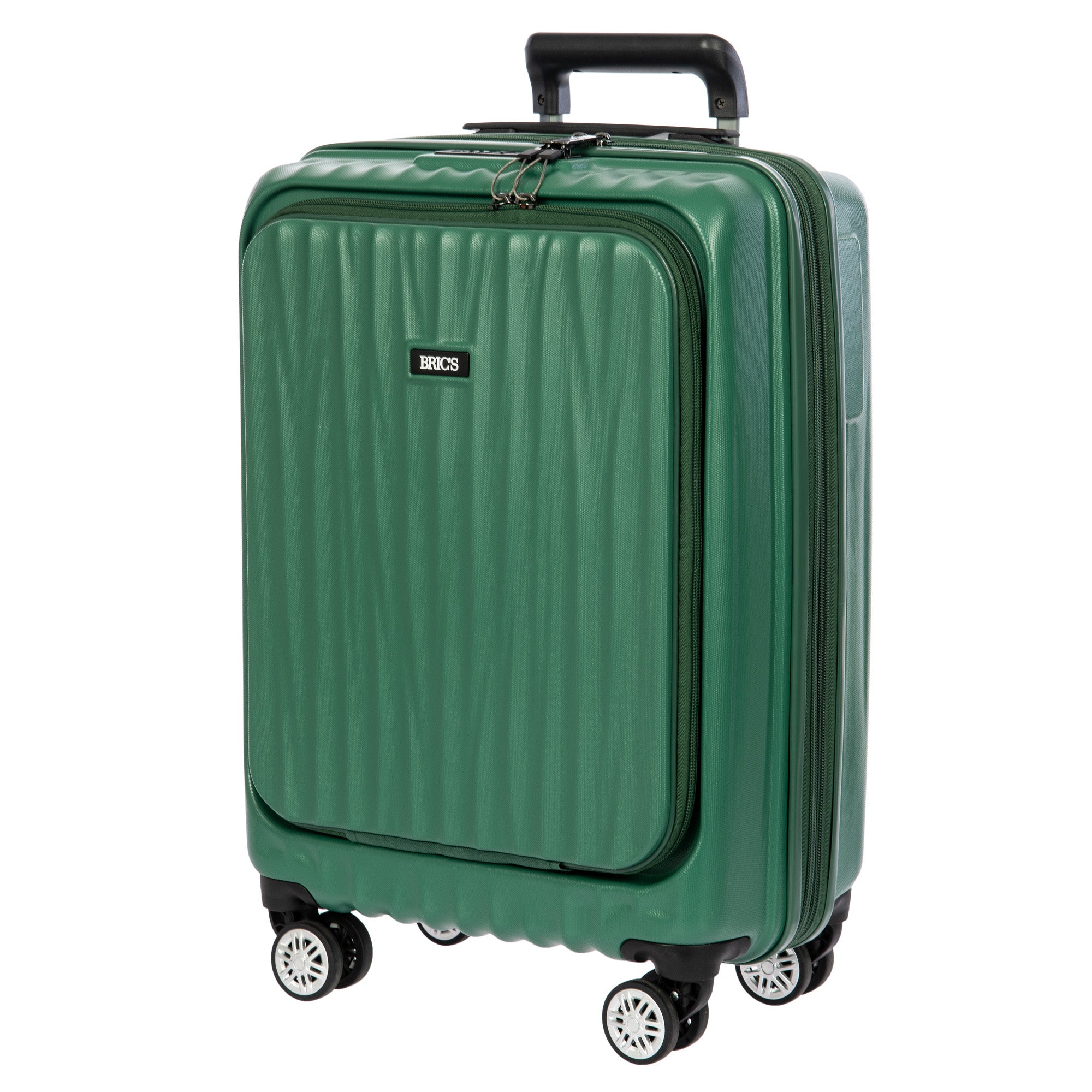 Bric's Cervia 21" Spinner Carry-on with Front Pocket ( Dark Emerald , 21-Inch ) Dark Emerald 21 Inch U2