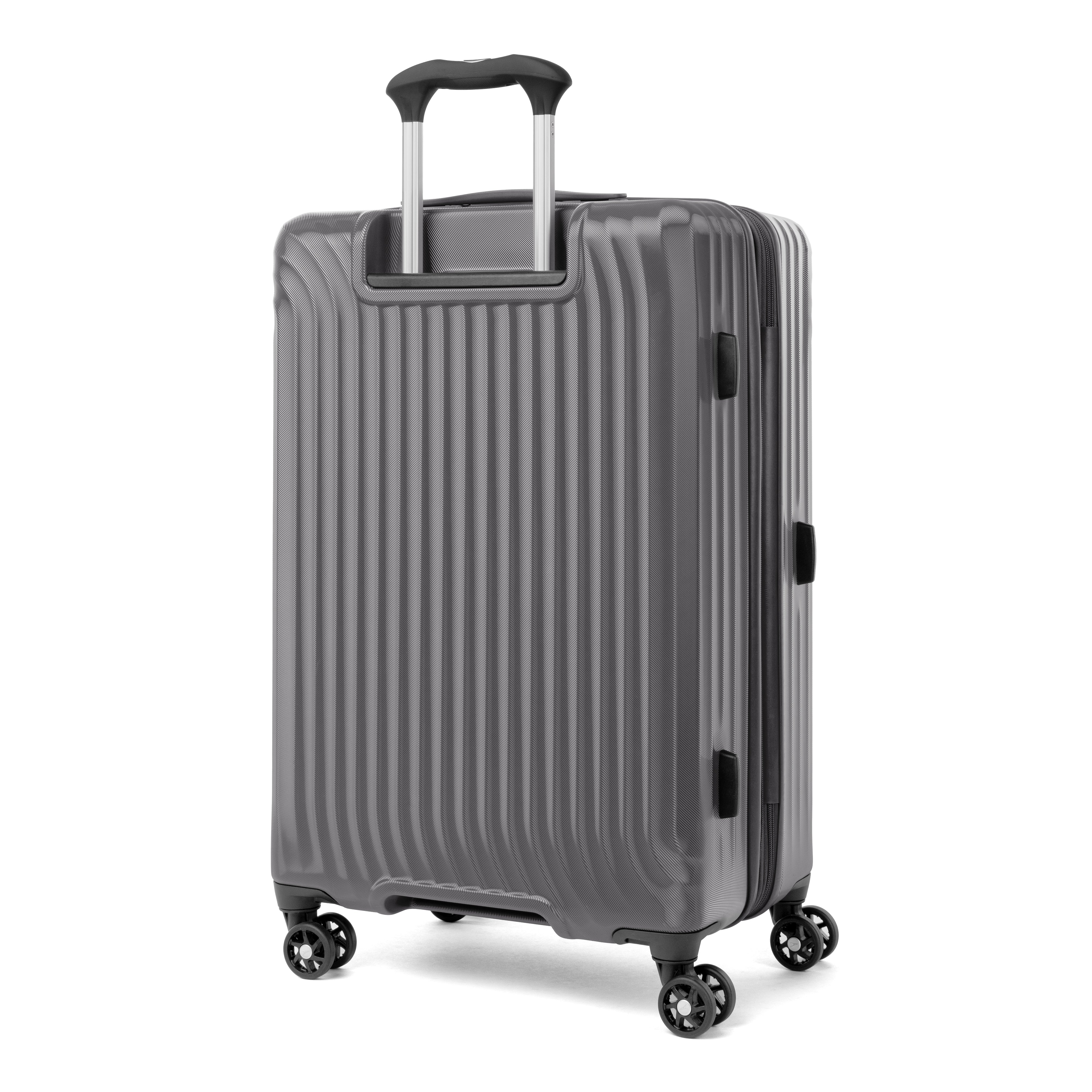 Travelpro Maxlite Air Hardside Expandable Luggage, 8 Spinner Wheels, Lightweight Hard Shell Polycarbonate Shadow Grey Checked Medium 25 Inch U7