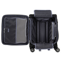 Travelpro Platinum Elite Softside Expandable Checked Luggage, 8 Wheel Spinner Large Suitcase, TSA Lock, Men and Women ( Shadow Black , Carry-On 19-Inch ) Shadow Black Carry On 19 Inch U14
