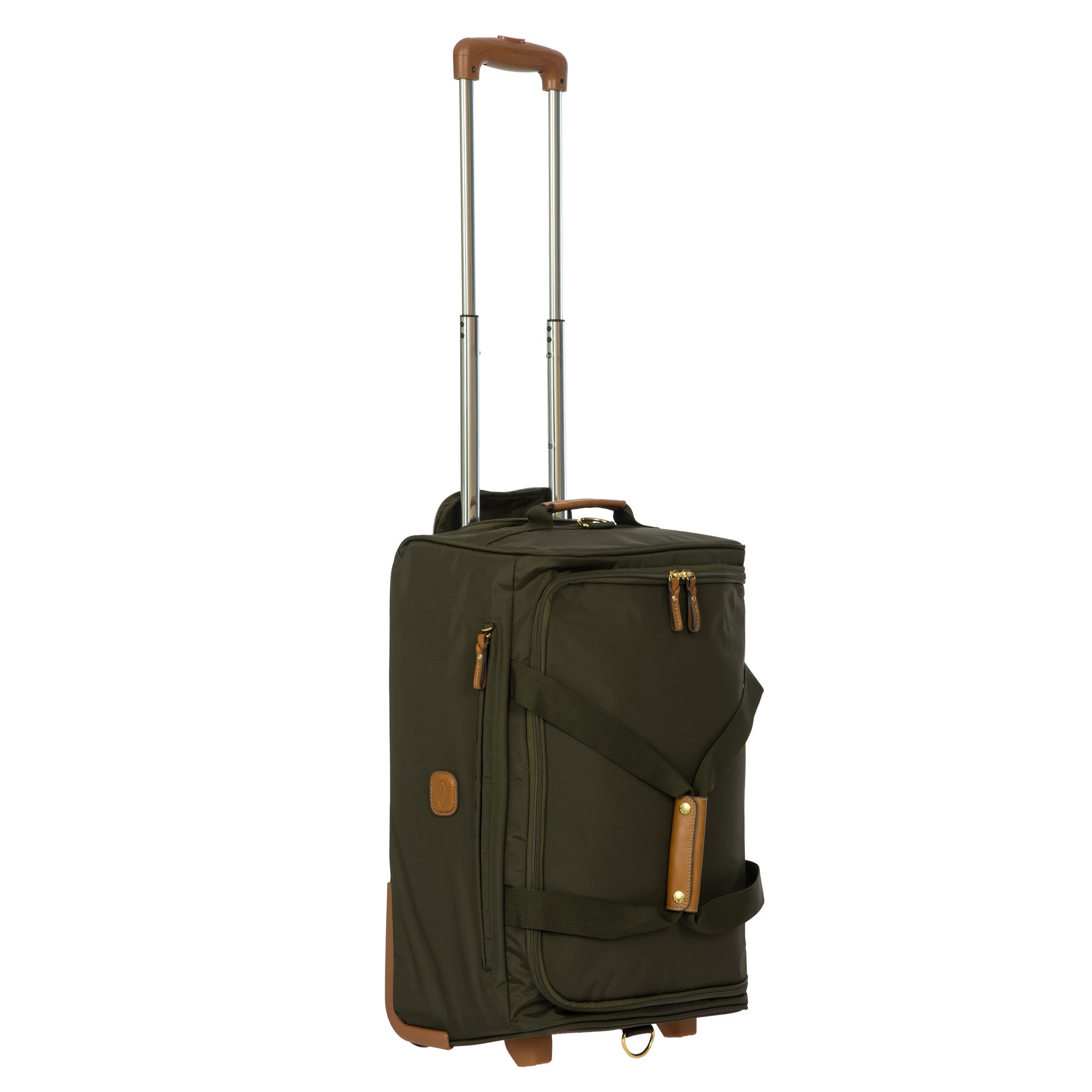 Bric's X-travel 21" Carry-On Rolling Duffle ( Olive , One Size ) Olive One Size U1