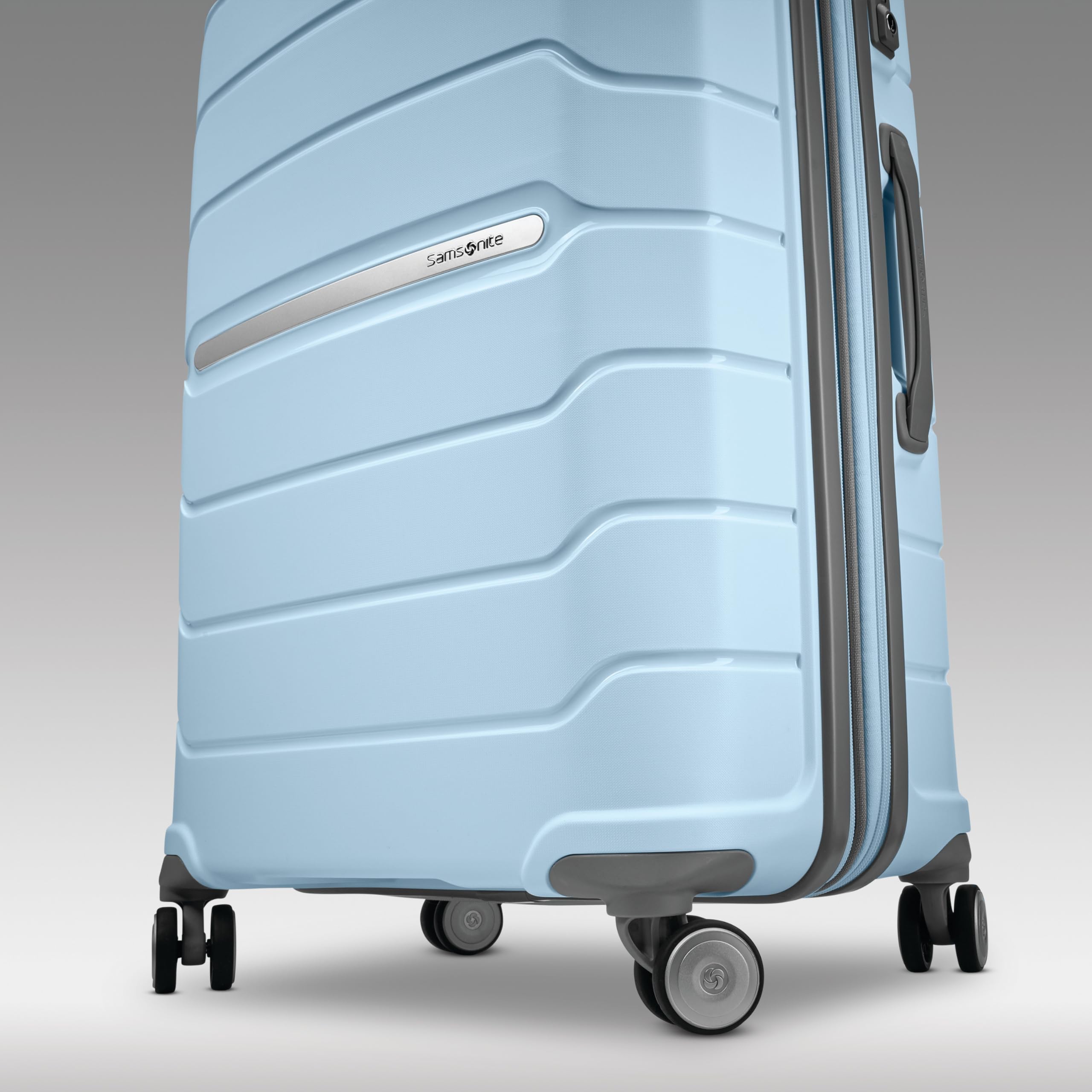 Samsonite Freeform Hardside Expandable with Double Spinner Wheels ( Sky Blue , Carry-on Spinner ) Sky Blue Carry On Spinner U2