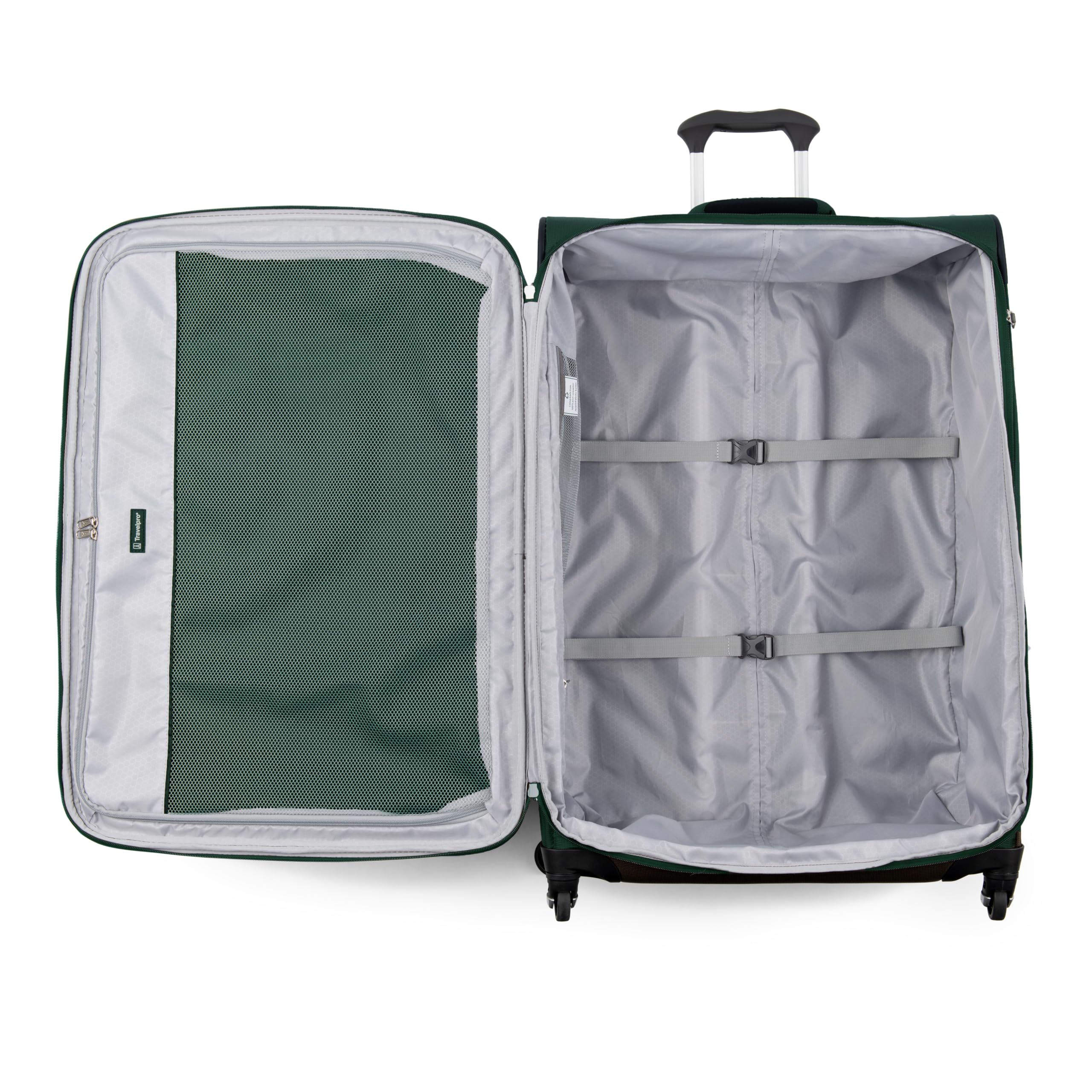 Travelpro Maxlite 5 Softside Expandable Luggage with 4 Spinner Wheels, Lightweight Suitcase, Men and Women ( Green Forest , Checked-Large 29-Inch ) Green Forest Checked Large 29 Inch U20