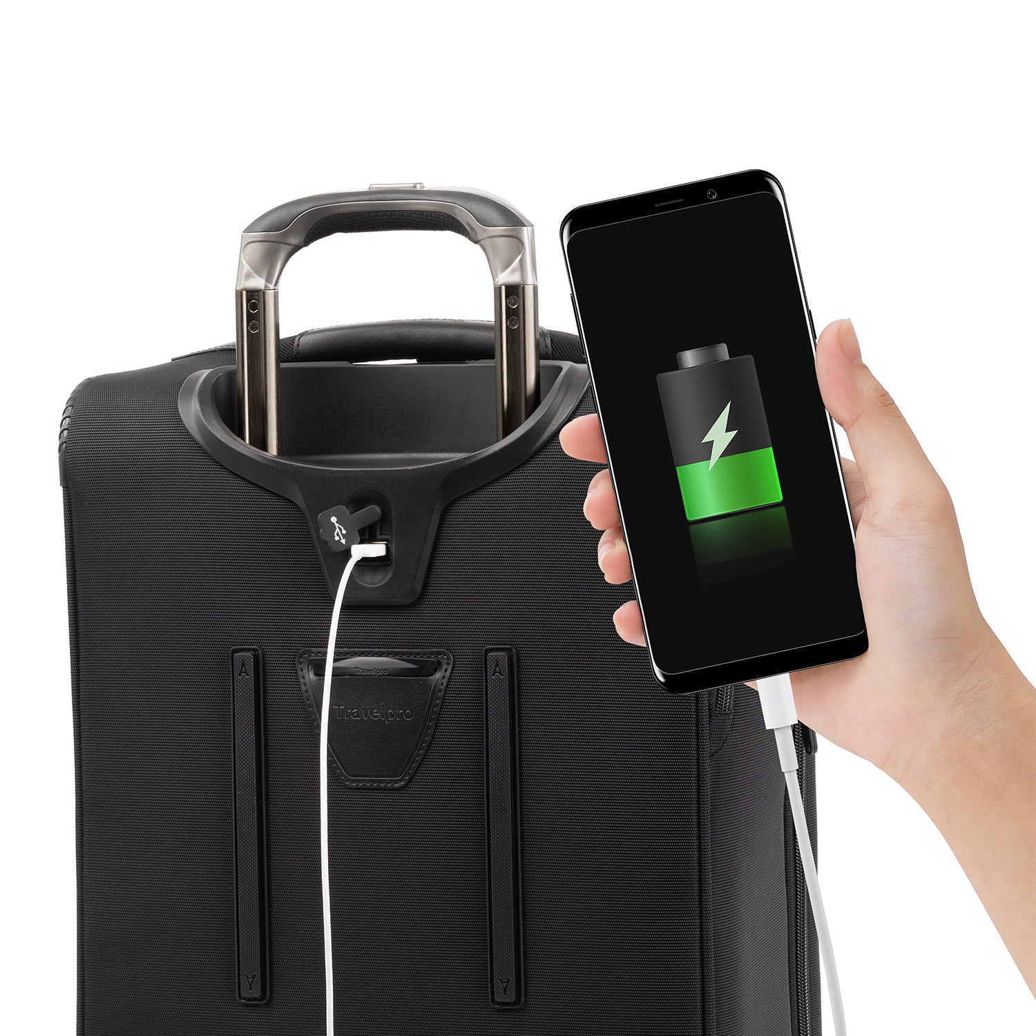 Travelpro Crew Versapack Max Carry-On Exp Rollaboard ( Jet Black , Carry-On 19-Inch ) Jet Black Carry On 19 Inch U1